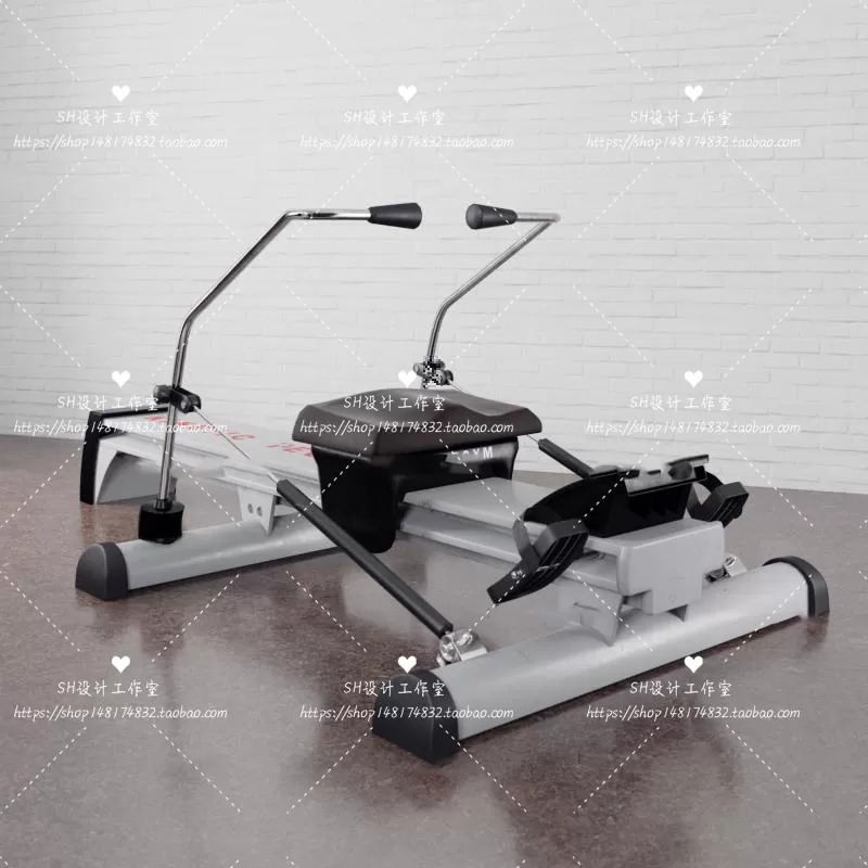 GYM AND YOGA 3D SCENES – VRAY RENDER – 083