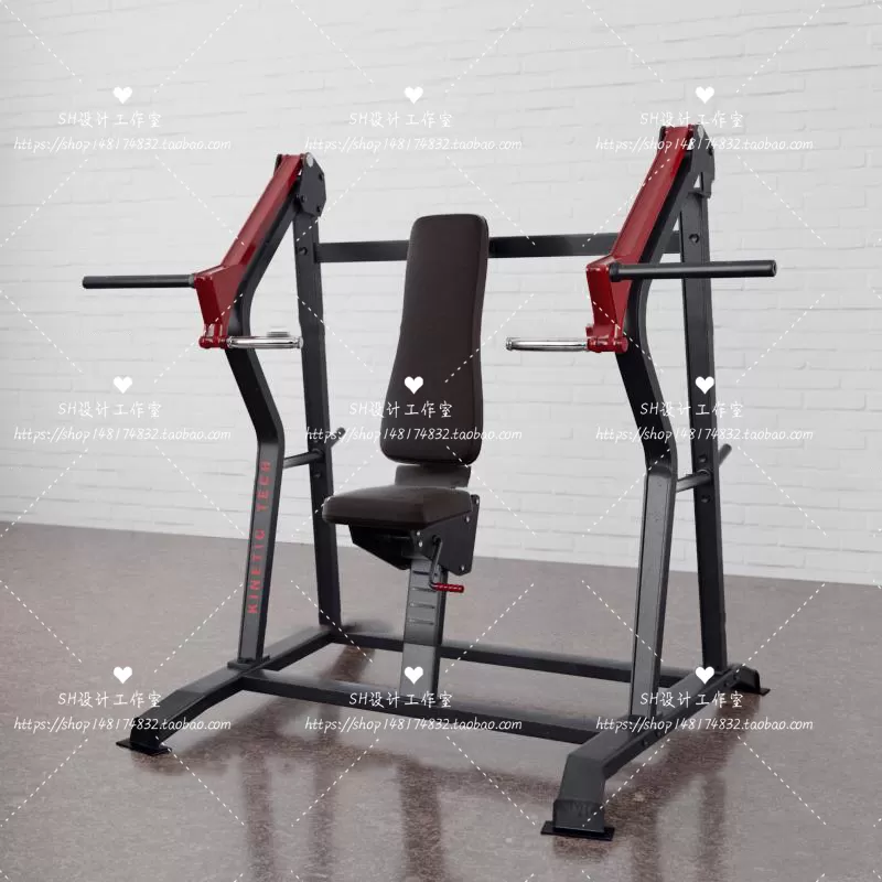 GYM AND YOGA 3D SCENES – VRAY RENDER – 085