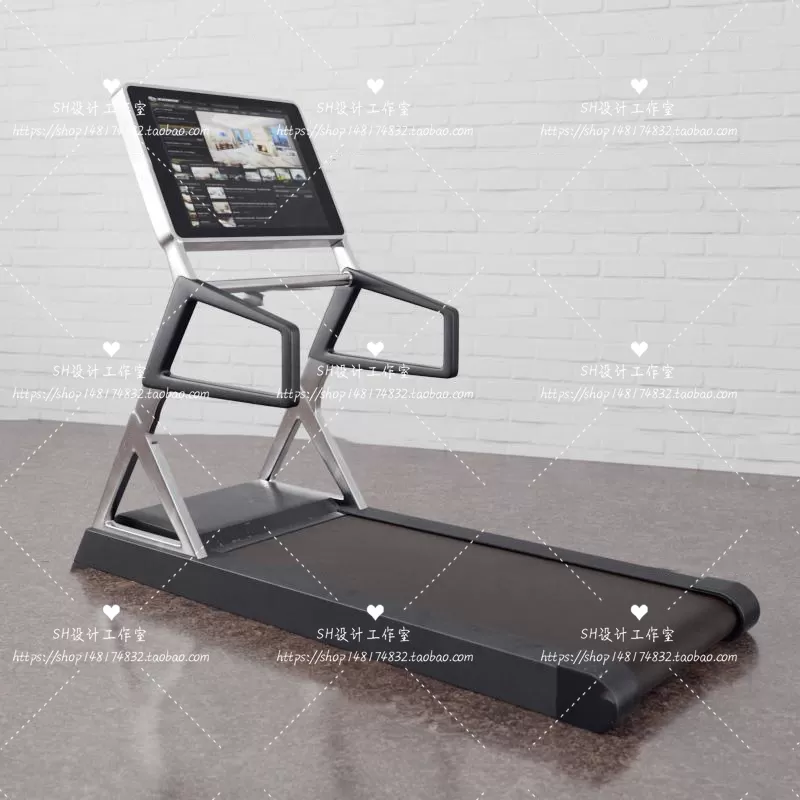 GYM AND YOGA 3D SCENES – VRAY RENDER – 092