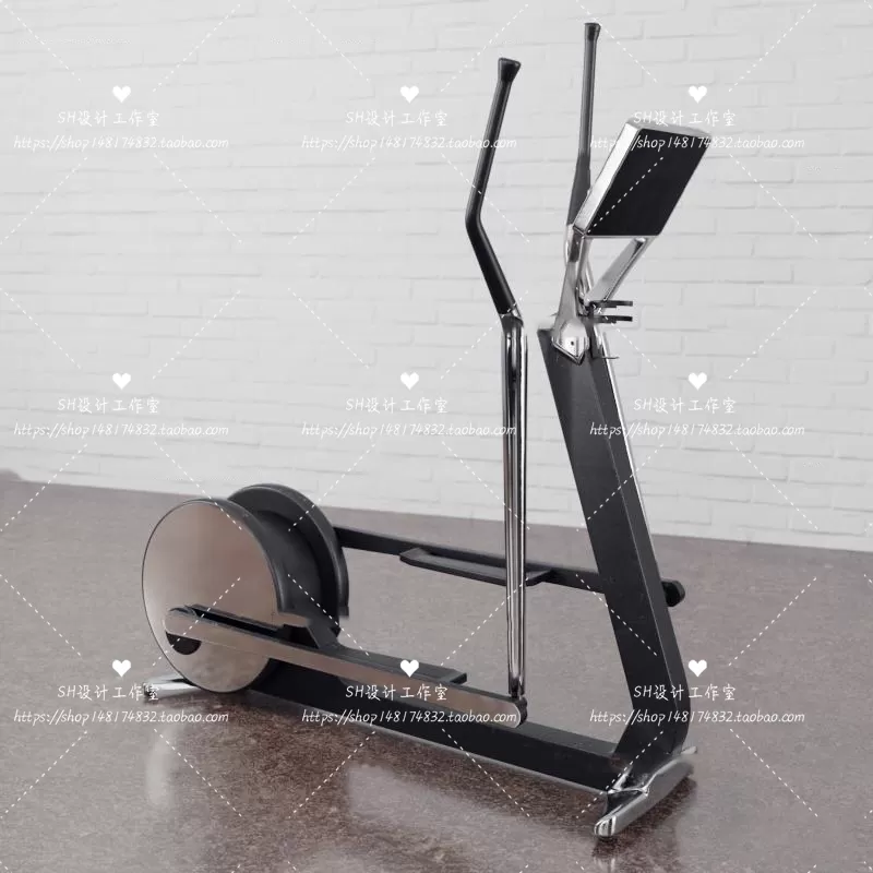 GYM AND YOGA 3D SCENES – VRAY RENDER – 093