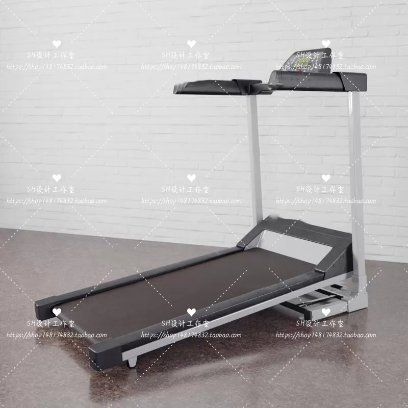 GYM AND YOGA 3D SCENES – VRAY RENDER – 095