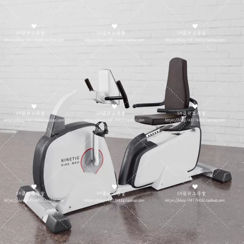 GYM AND YOGA 3D SCENES – VRAY RENDER – 100