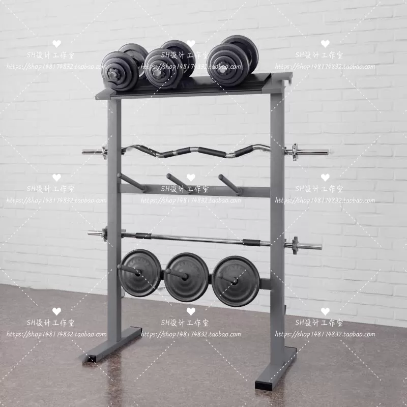 GYM AND YOGA 3D SCENES – VRAY RENDER – 101