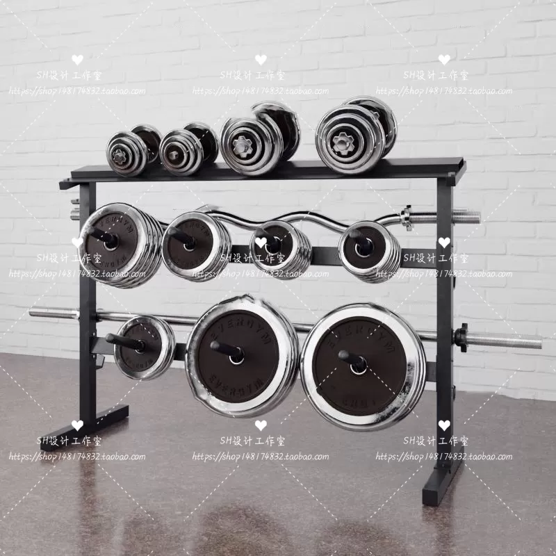 GYM AND YOGA 3D SCENES – VRAY RENDER – 102