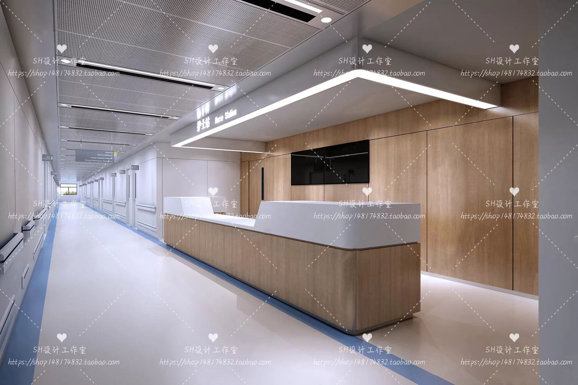 HOSPITAL 3D SCENES – VRAY RENDER – 004