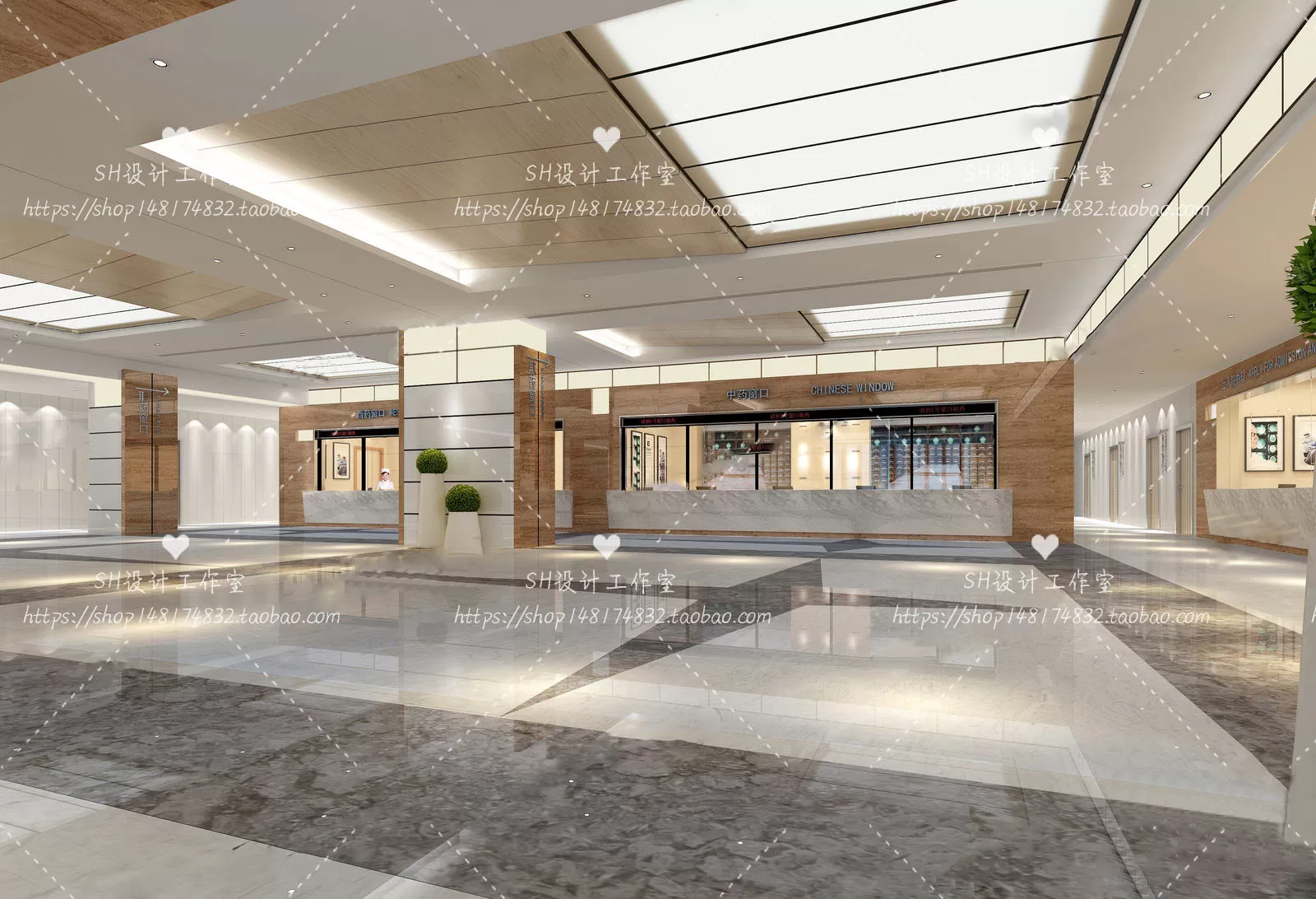 HOSPITAL 3D SCENES – VRAY RENDER – 007