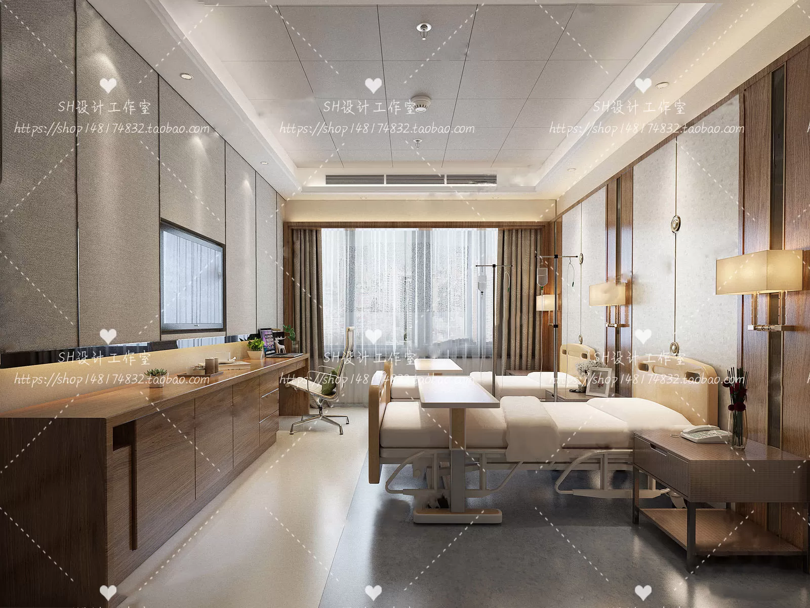 HOSPITAL 3D SCENES – VRAY RENDER – 018