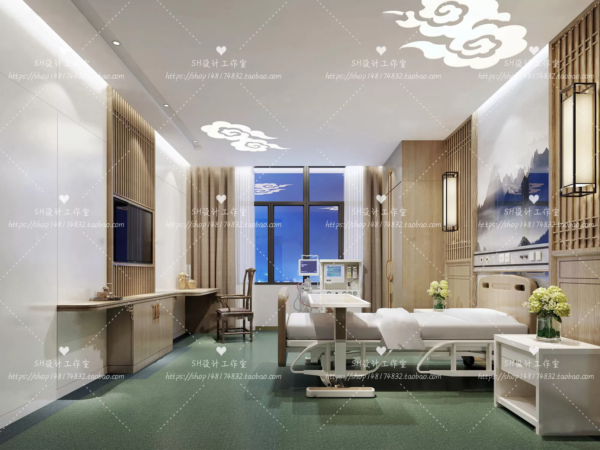 HOSPITAL 3D SCENES – VRAY RENDER – 019