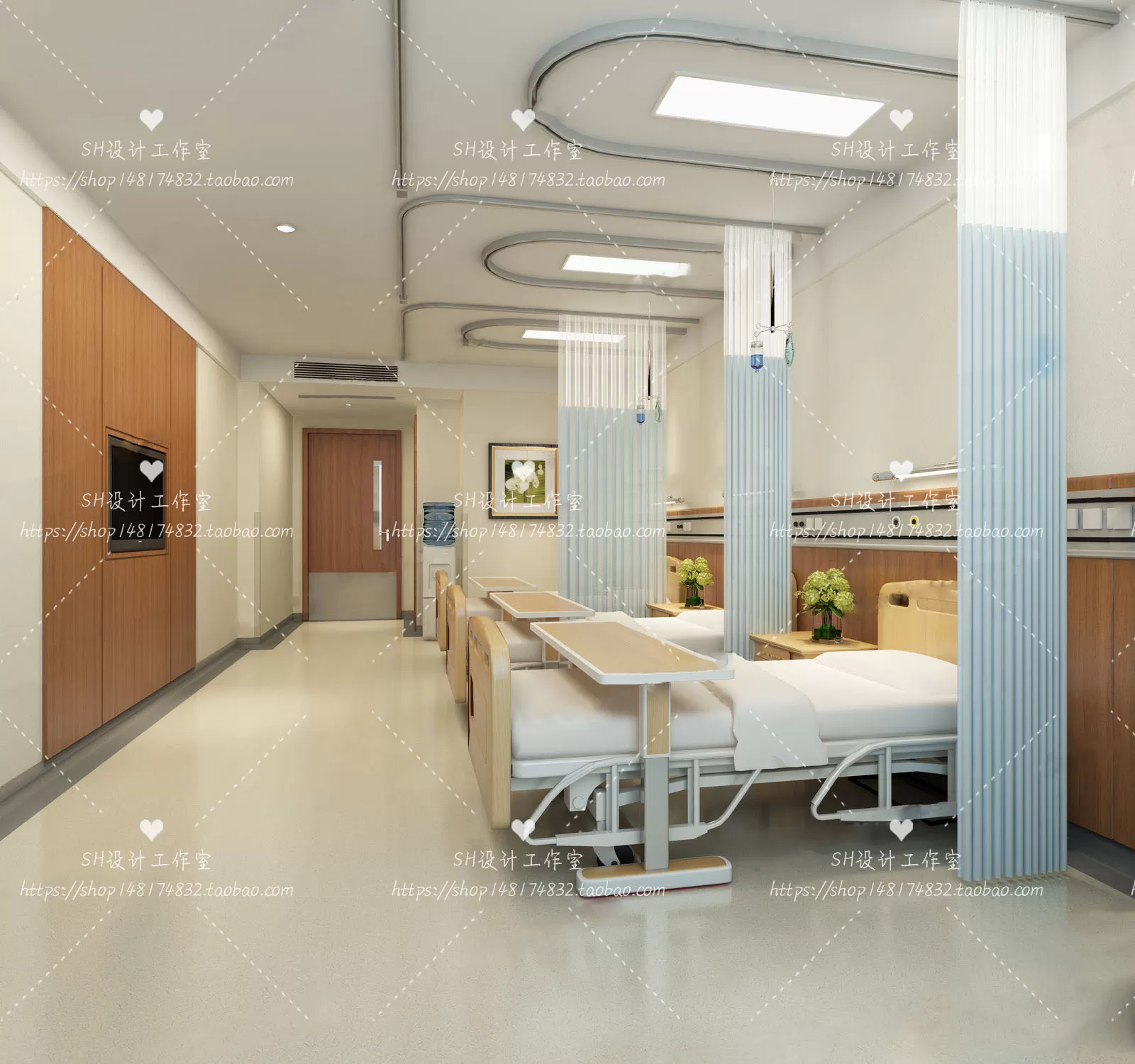 HOSPITAL 3D SCENES – VRAY RENDER – 021