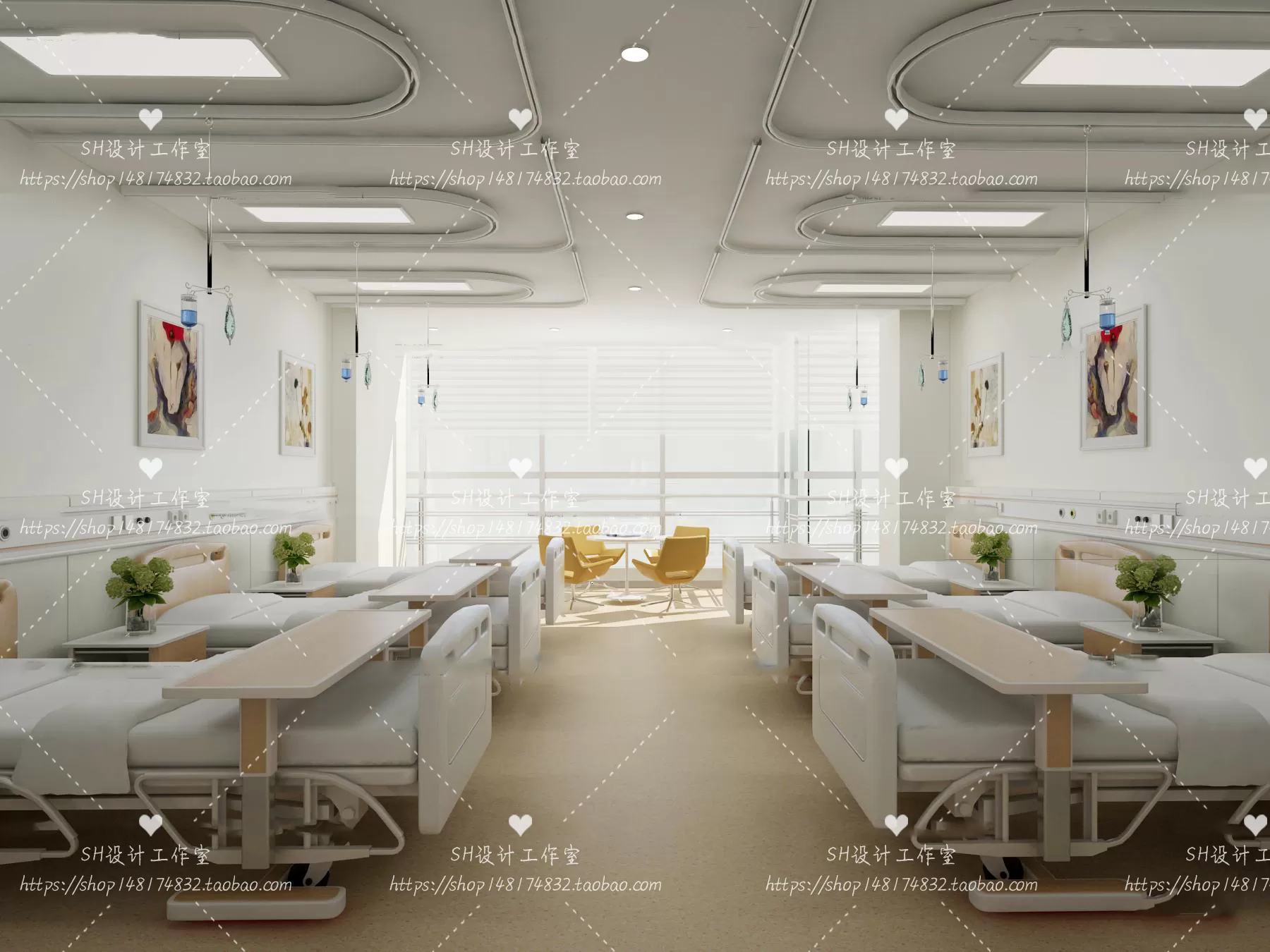 HOSPITAL 3D SCENES – VRAY RENDER – 025
