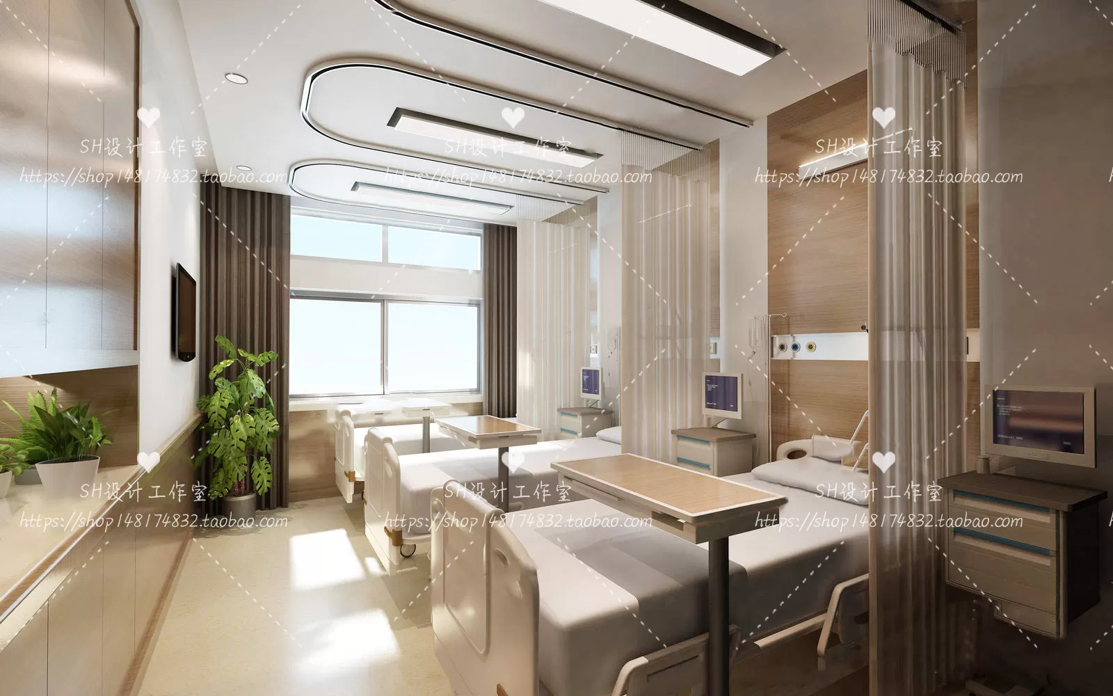 HOSPITAL 3D SCENES – VRAY RENDER – 026