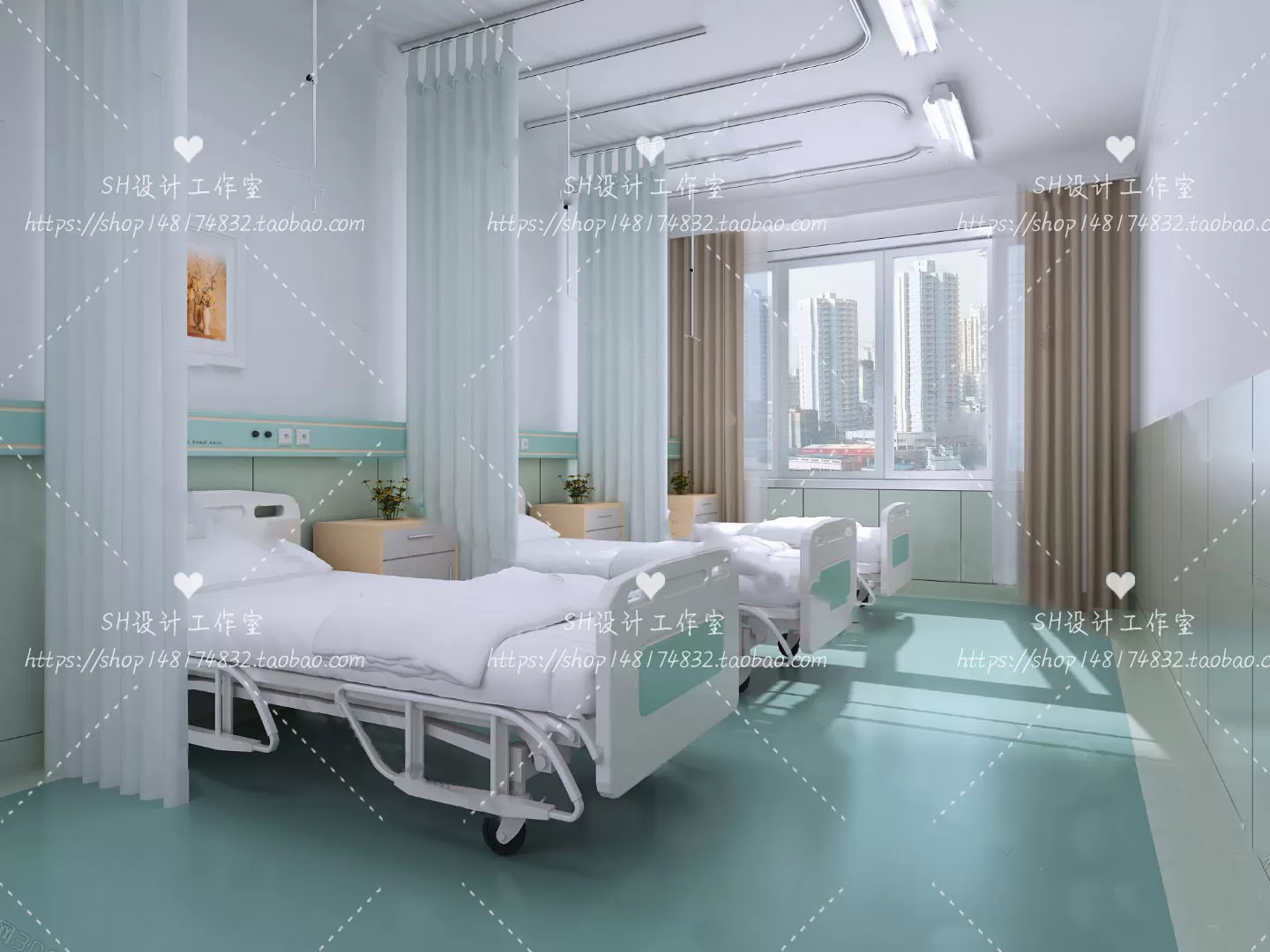 HOSPITAL 3D SCENES – VRAY RENDER – 030