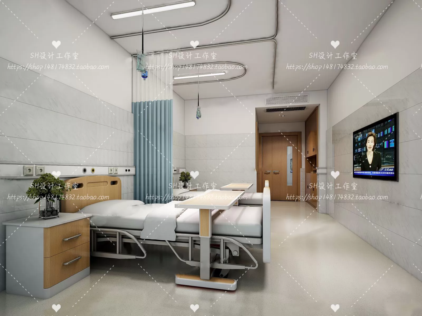HOSPITAL 3D SCENES – VRAY RENDER – 031