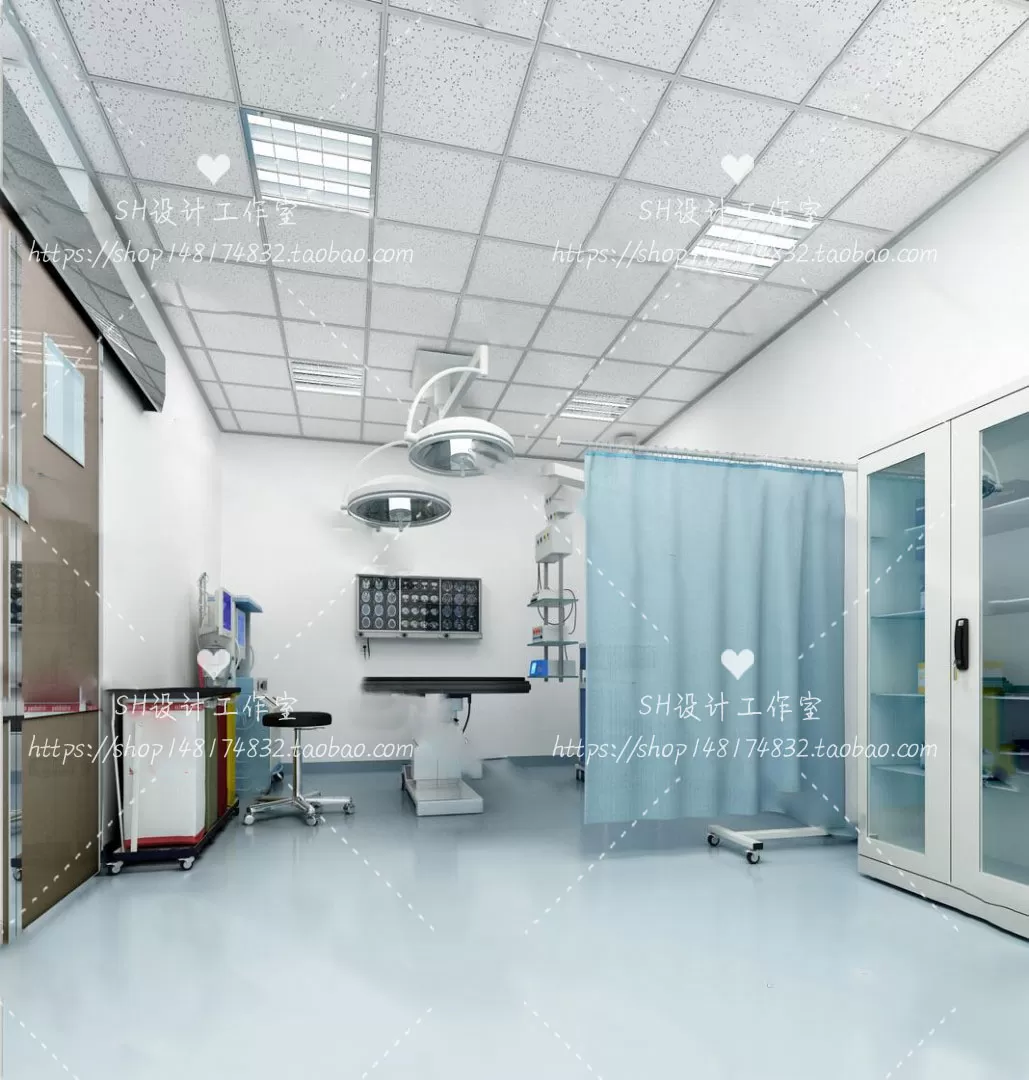 HOSPITAL 3D SCENES – VRAY RENDER – 039