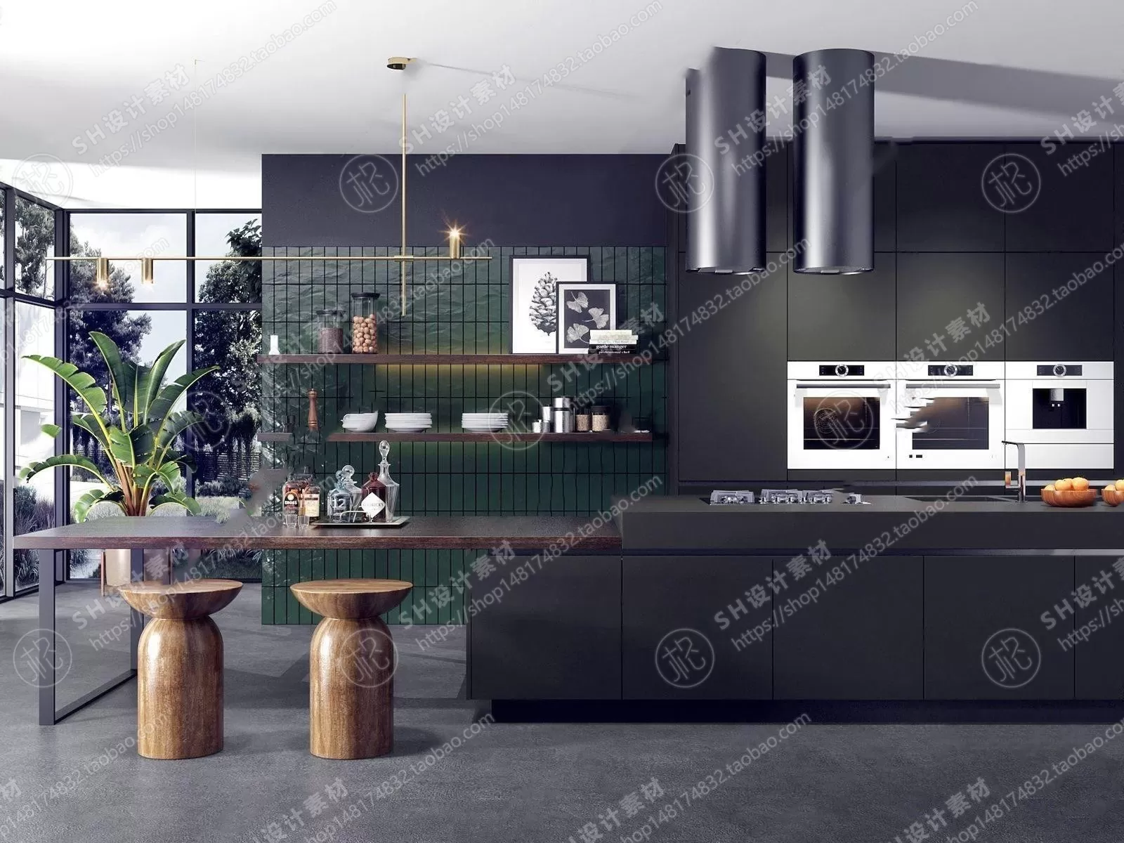 KITCHEN 3D SCENES – VRAY RENDER – 03