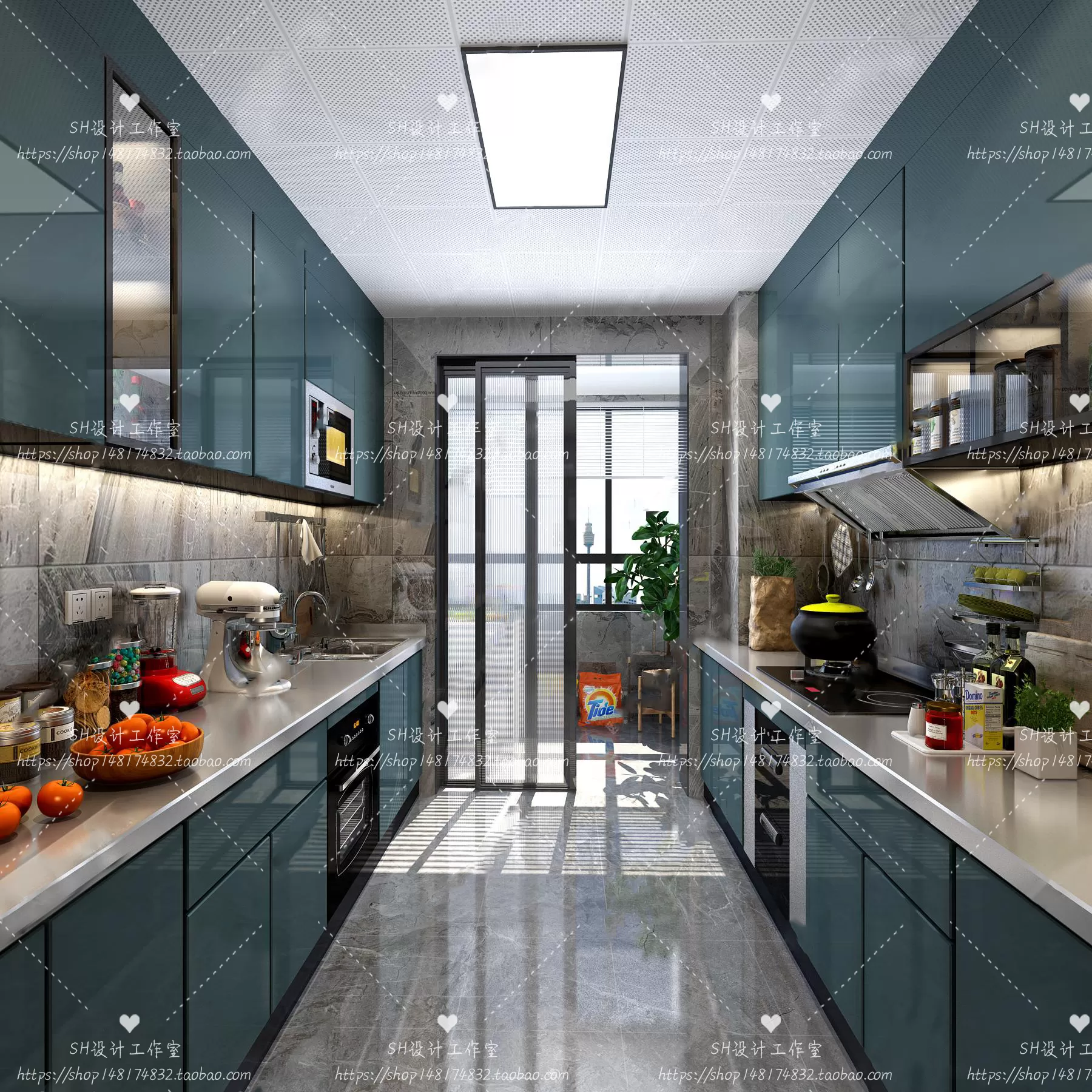 KITCHEN 3D SCENES – VRAY RENDER – 14