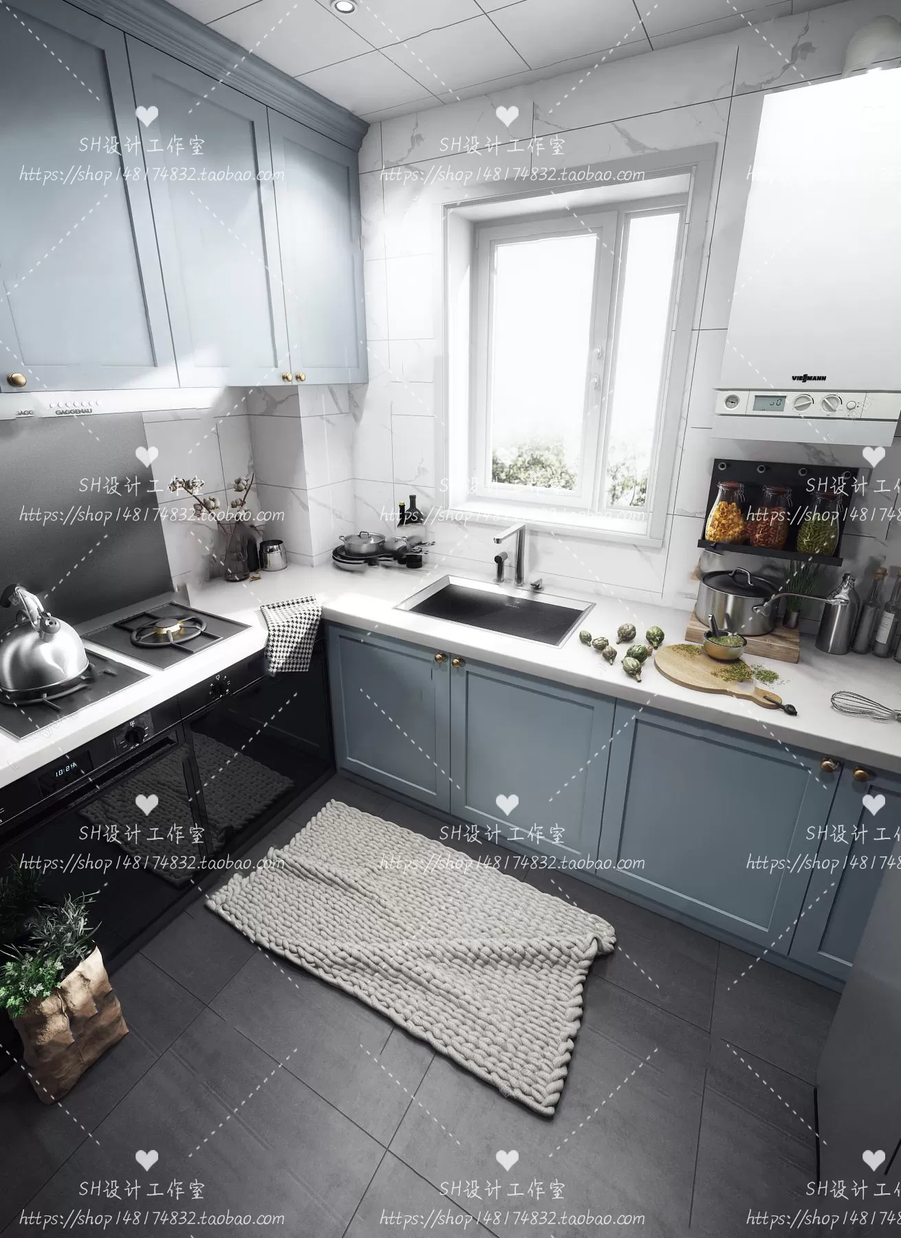 KITCHEN 3D SCENES – VRAY RENDER – 17