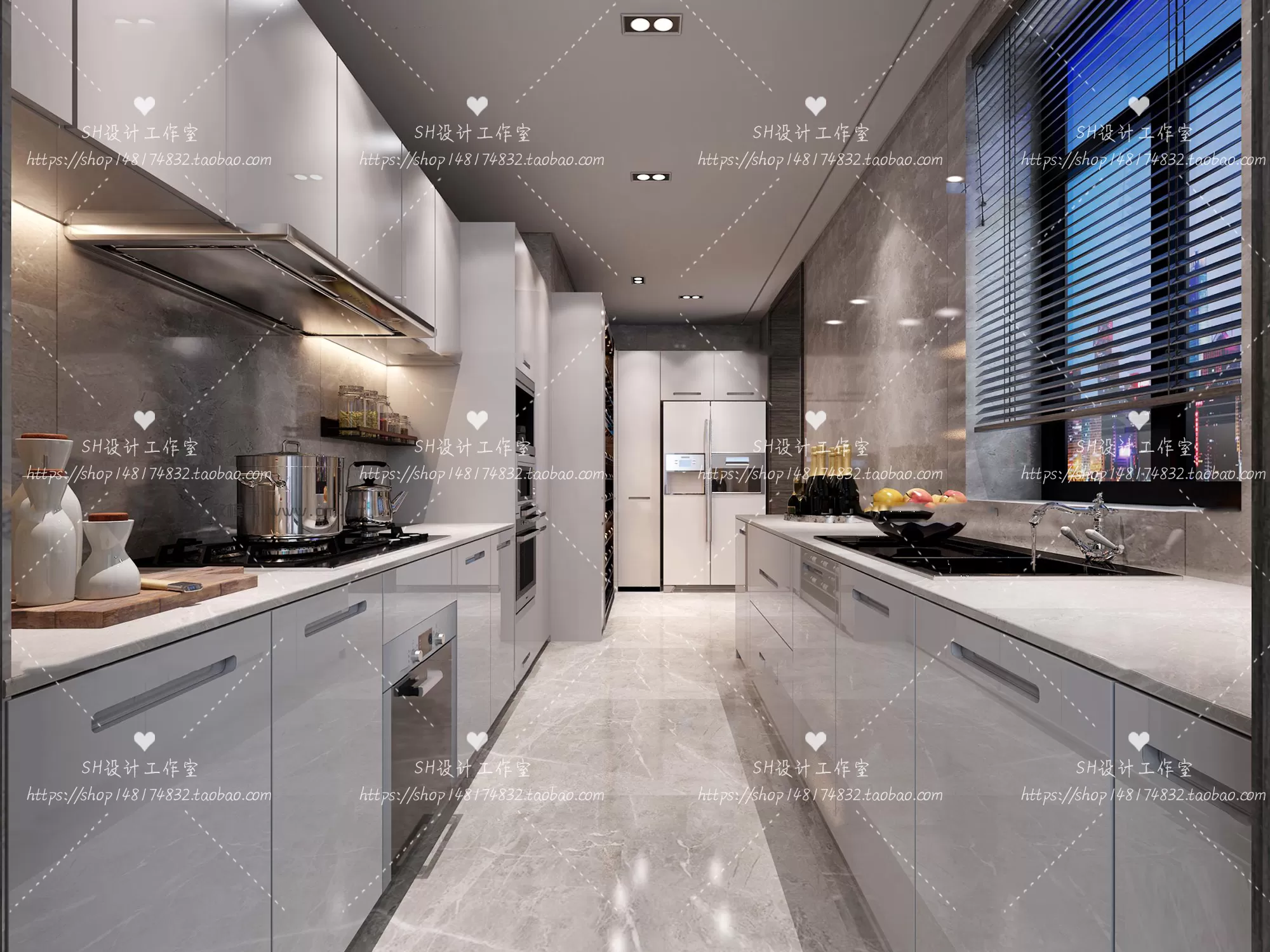 KITCHEN 3D SCENES – VRAY RENDER – 18