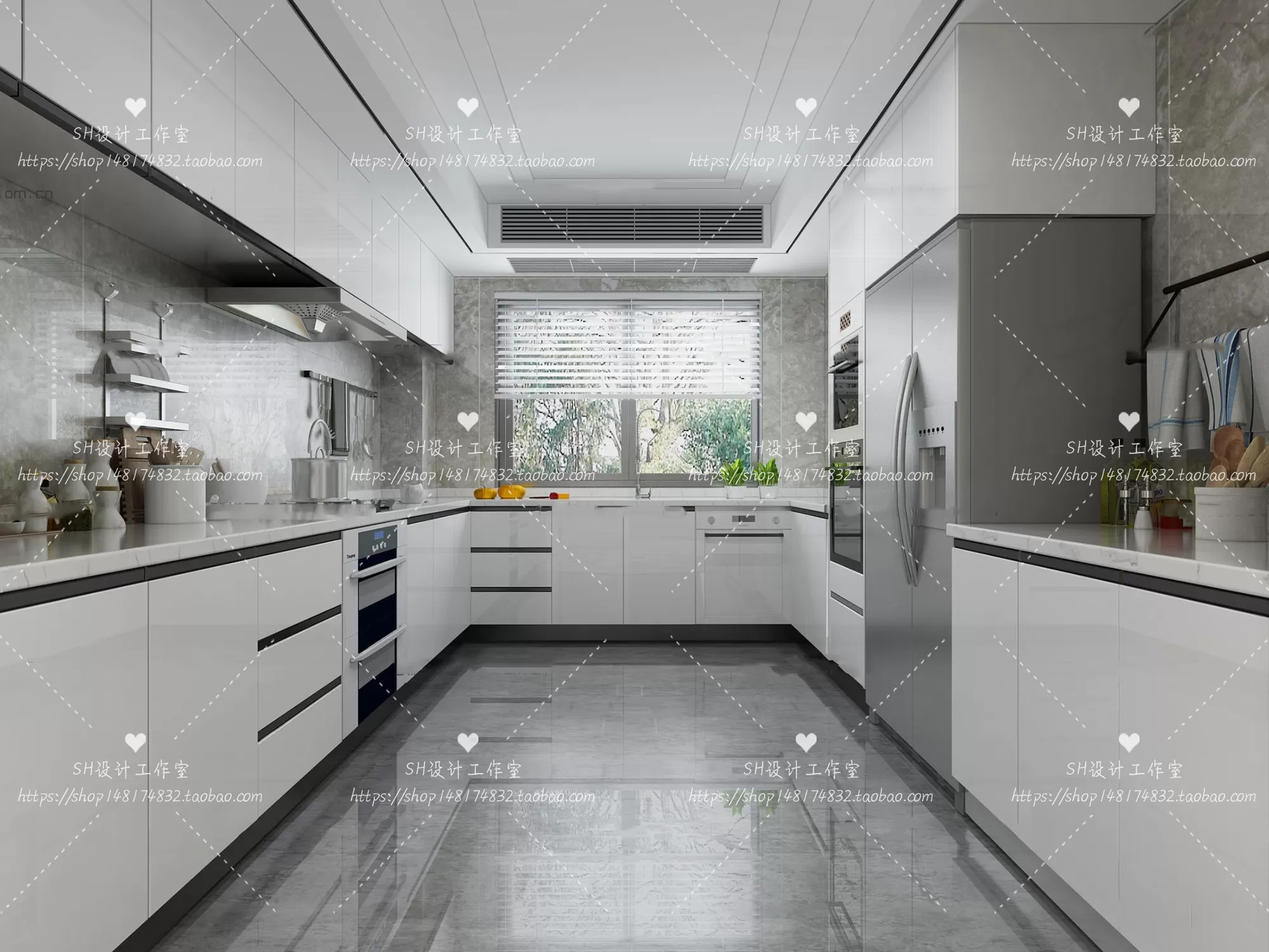 KITCHEN 3D SCENES – VRAY RENDER – 19