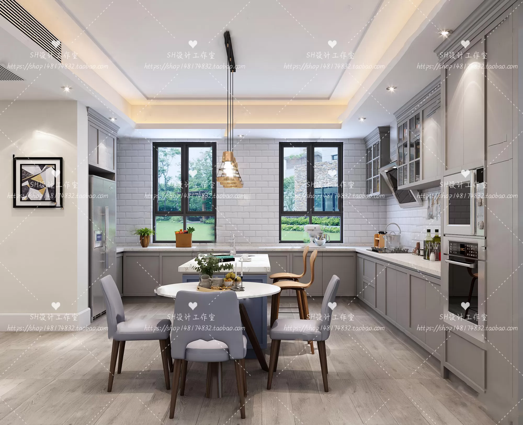 KITCHEN 3D SCENES – VRAY RENDER – 22