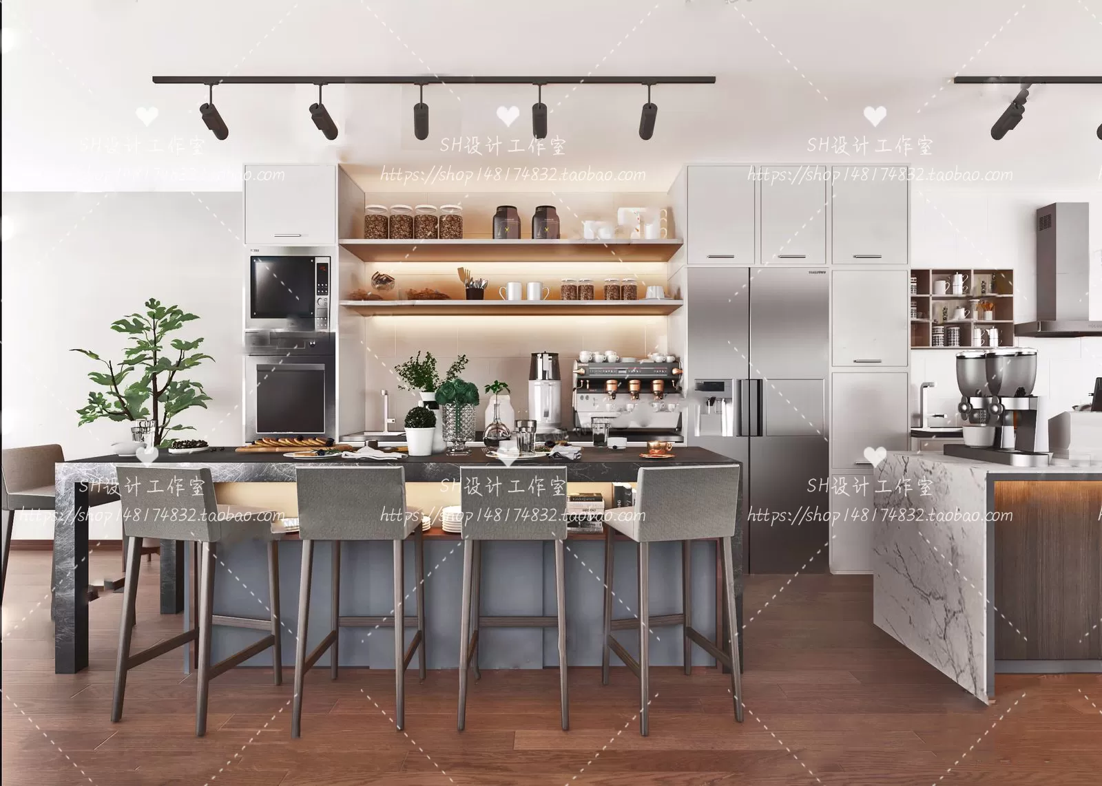 KITCHEN 3D SCENES – VRAY RENDER – 23