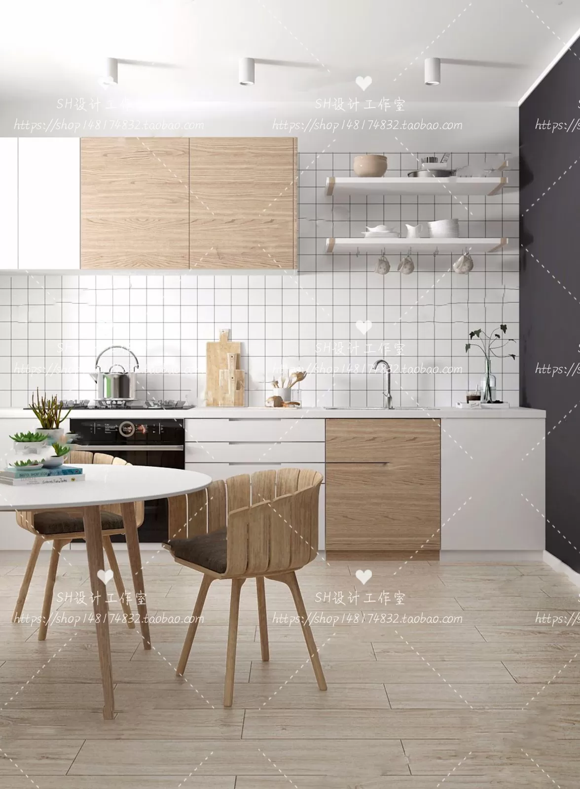 KITCHEN 3D SCENES – VRAY RENDER – 26