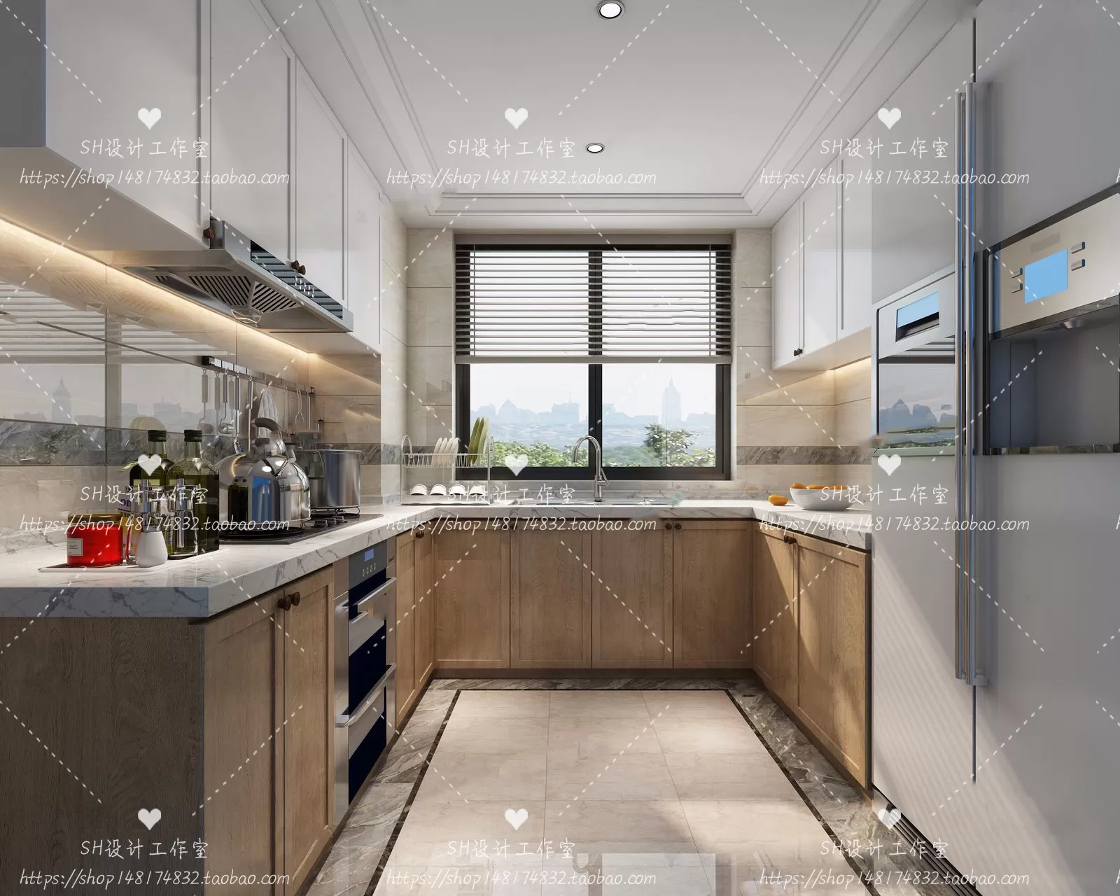 KITCHEN 3D SCENES – VRAY RENDER – 28