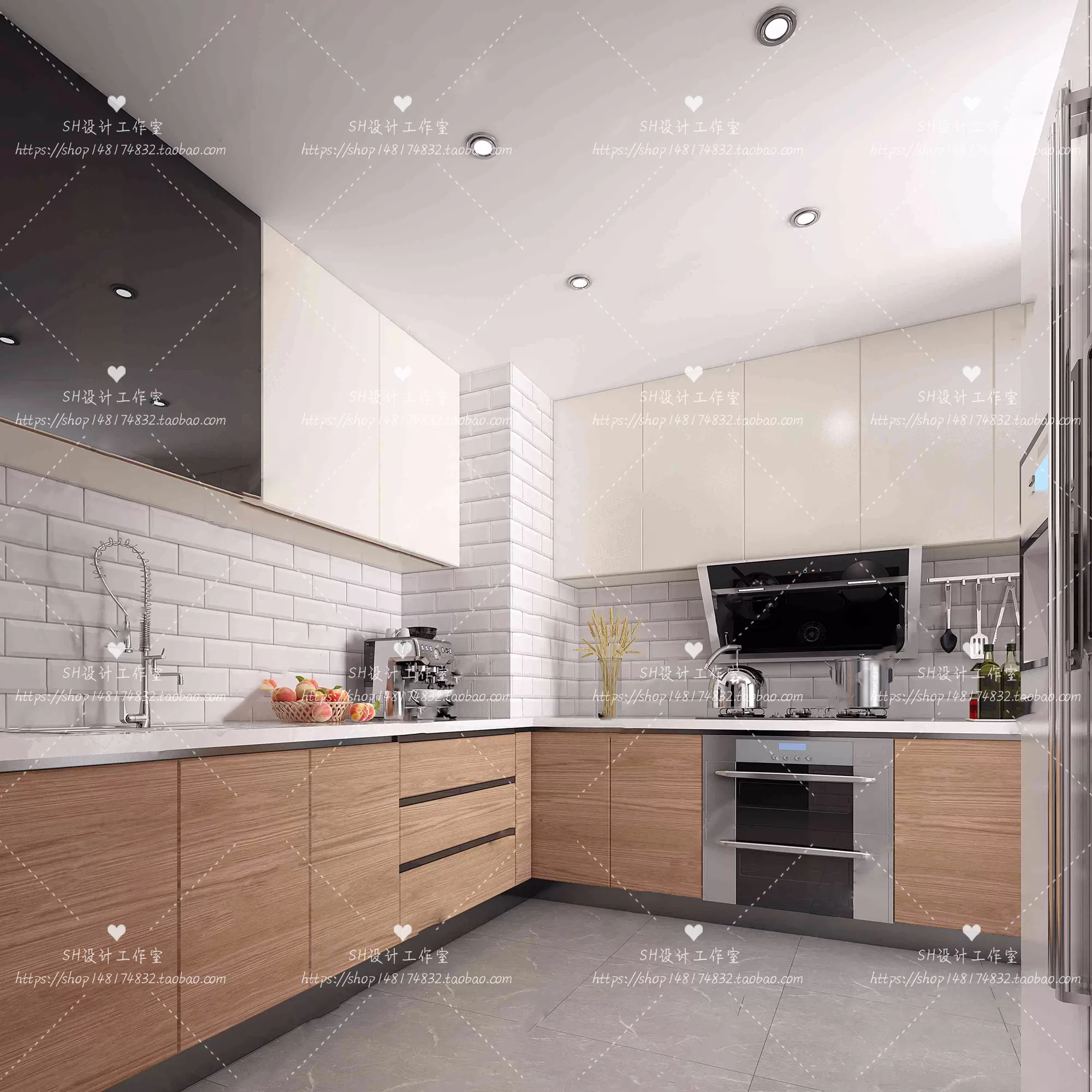 KITCHEN 3D SCENES – VRAY RENDER – 33