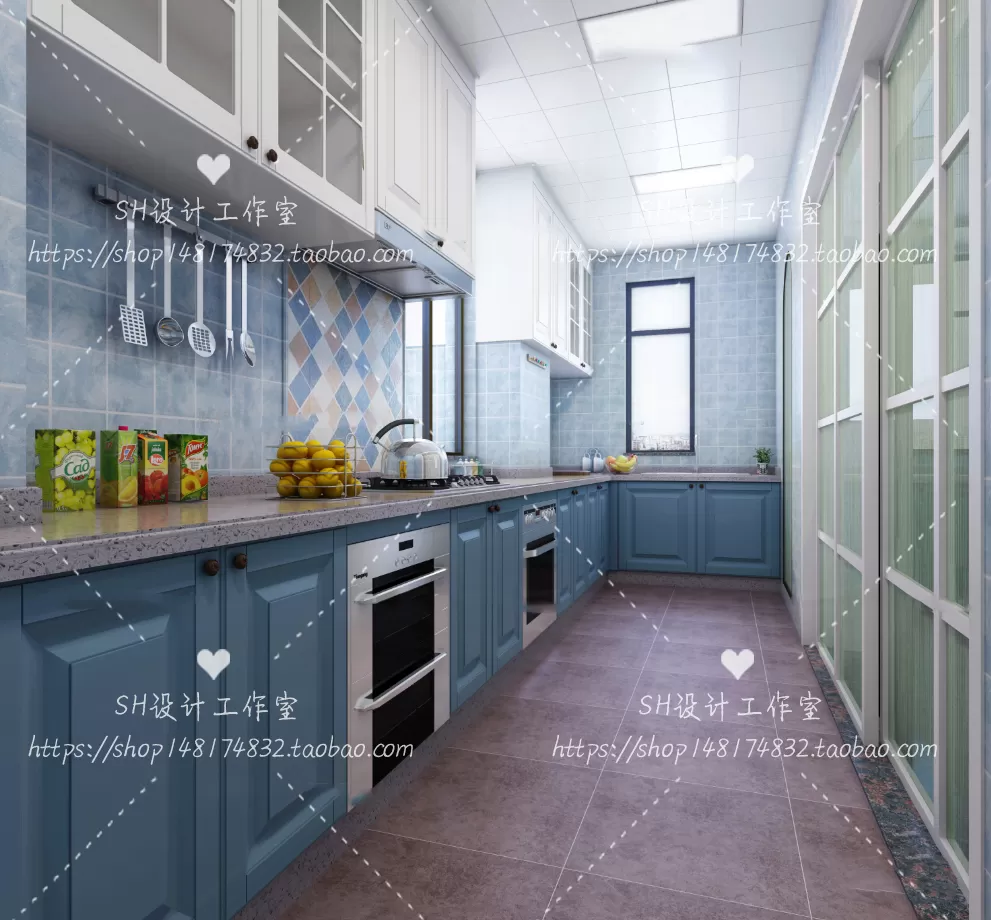 KITCHEN 3D SCENES – VRAY RENDER – 37