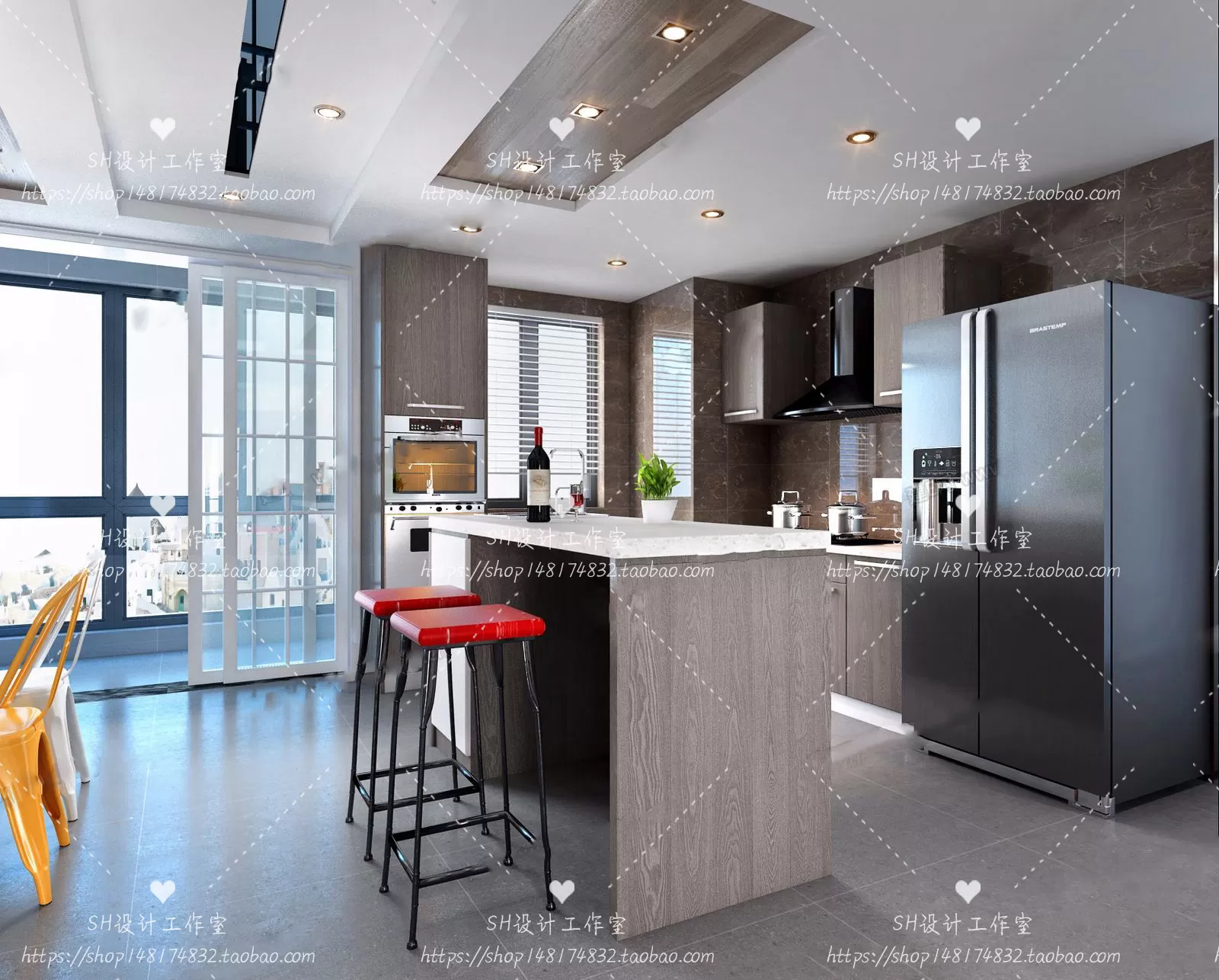 KITCHEN 3D SCENES – VRAY RENDER – 43