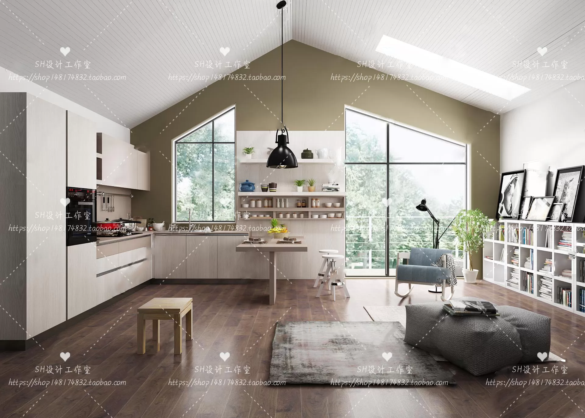 KITCHEN 3D SCENES – VRAY RENDER – 49