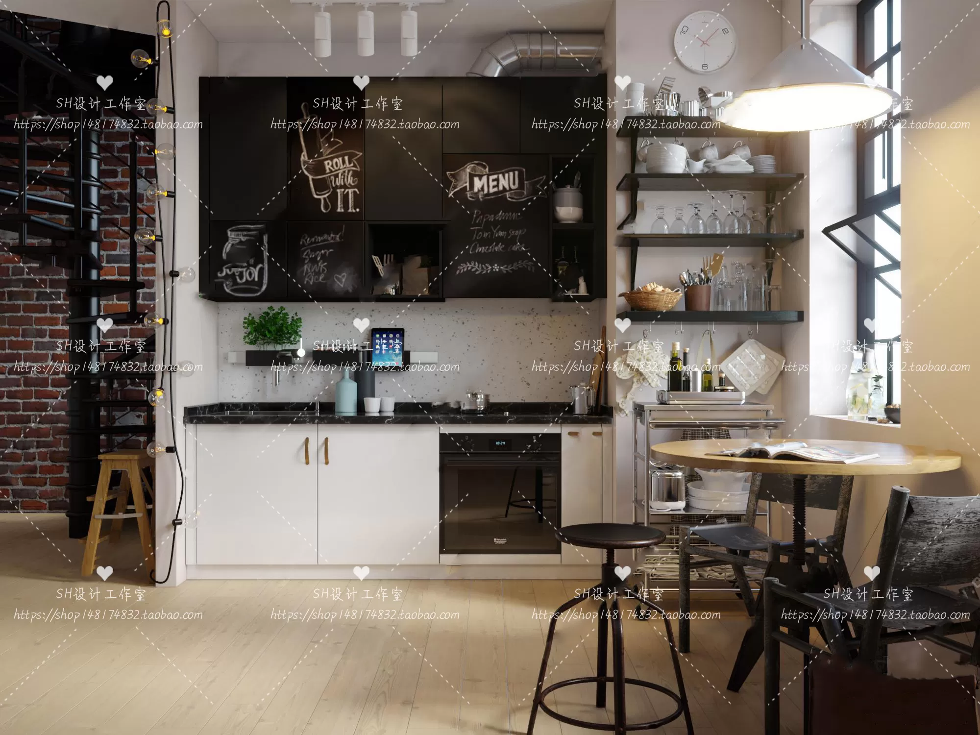 KITCHEN 3D SCENES – VRAY RENDER – 50