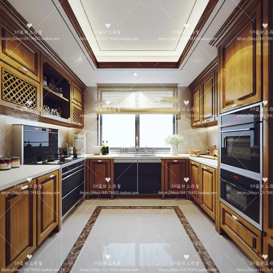 KITCHEN 3D SCENES – VRAY RENDER – 131