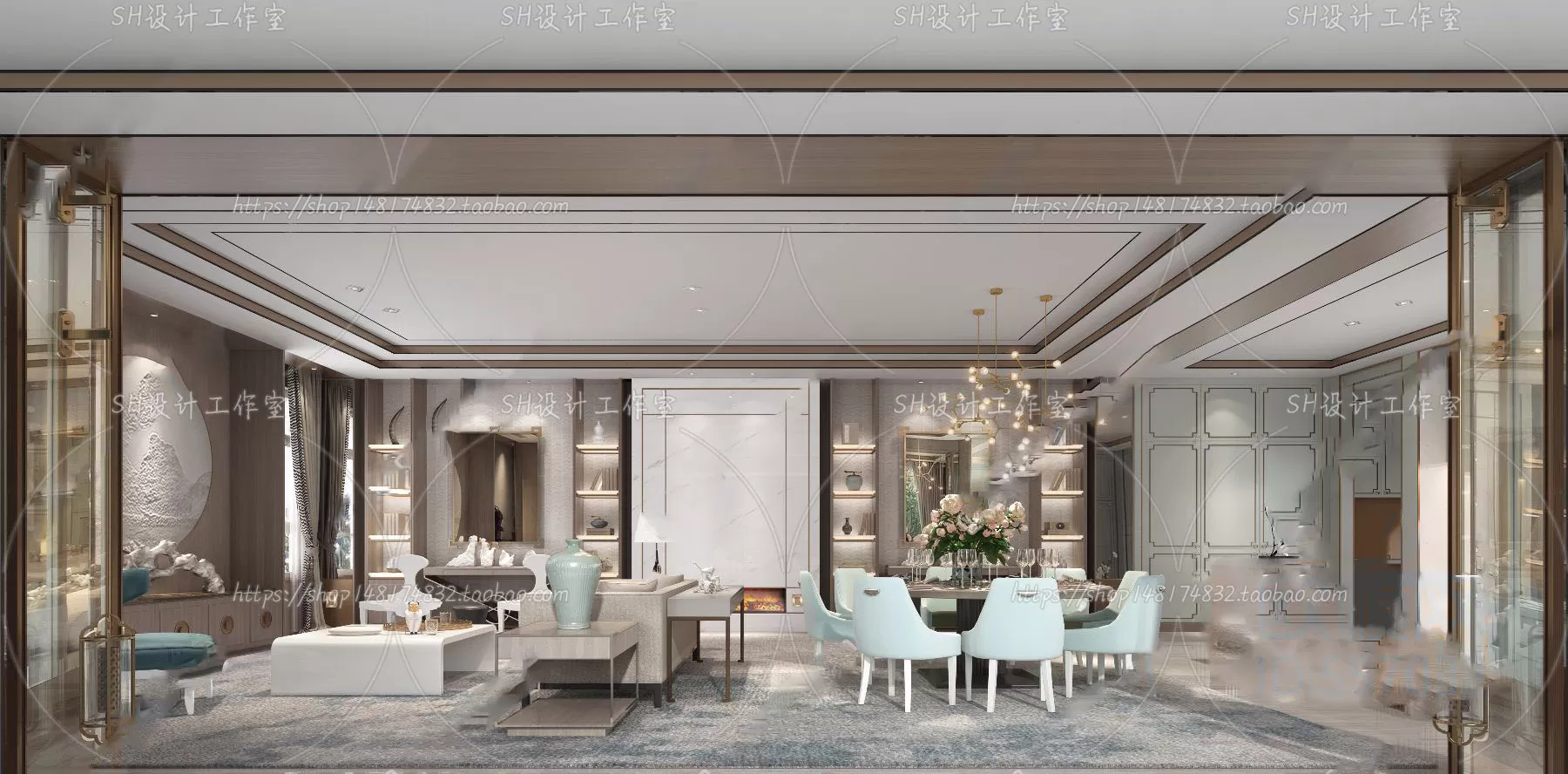 LIVING ROOM 3D SCENES – VRAY RENDER – 176 LIVING ROOM 3D SCENES – VRAY RENDER – 176