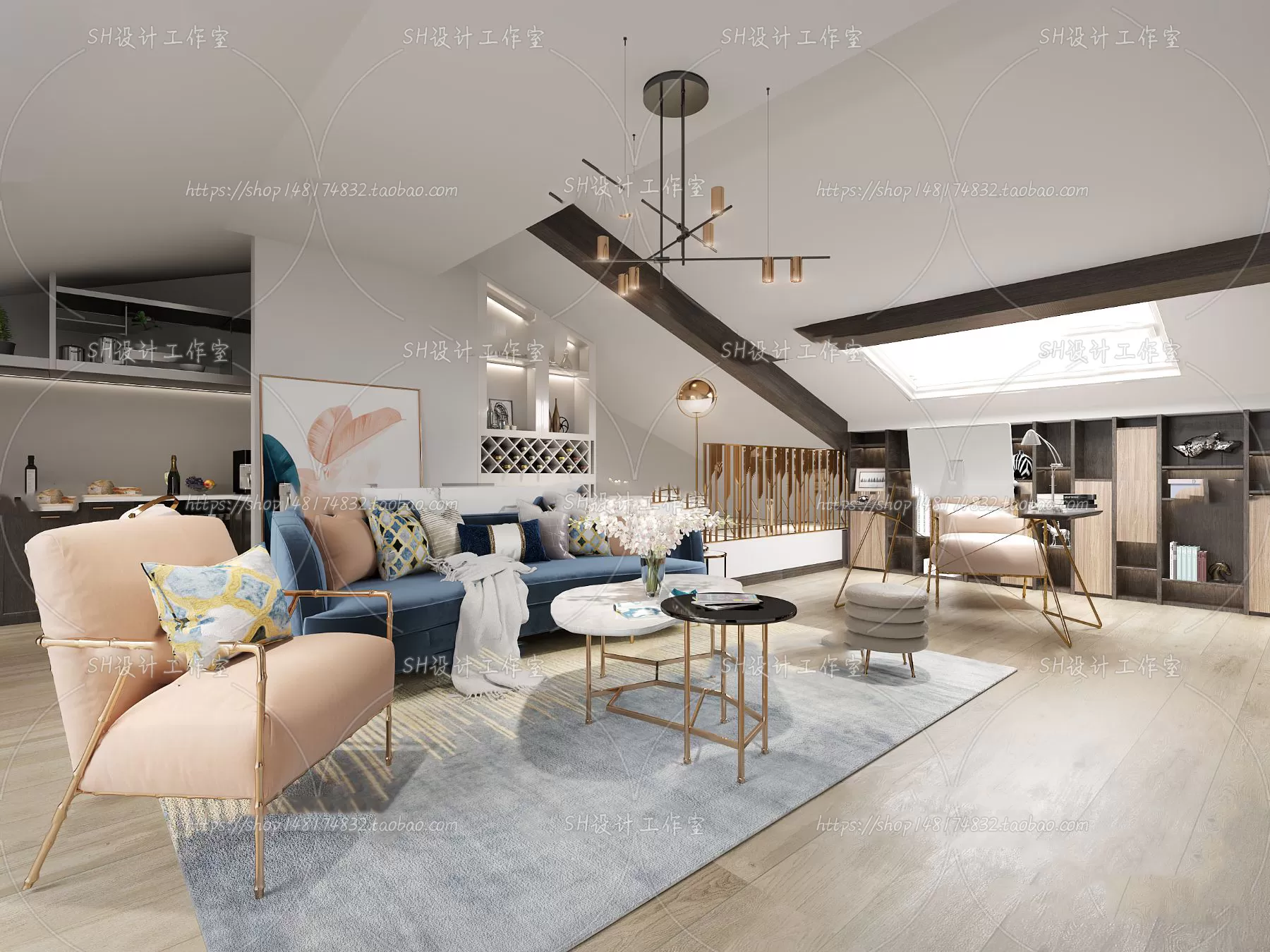 LIVING ROOM 3D SCENES – VRAY RENDER – 246 LIVING ROOM 3D SCENES – VRAY RENDER – 246