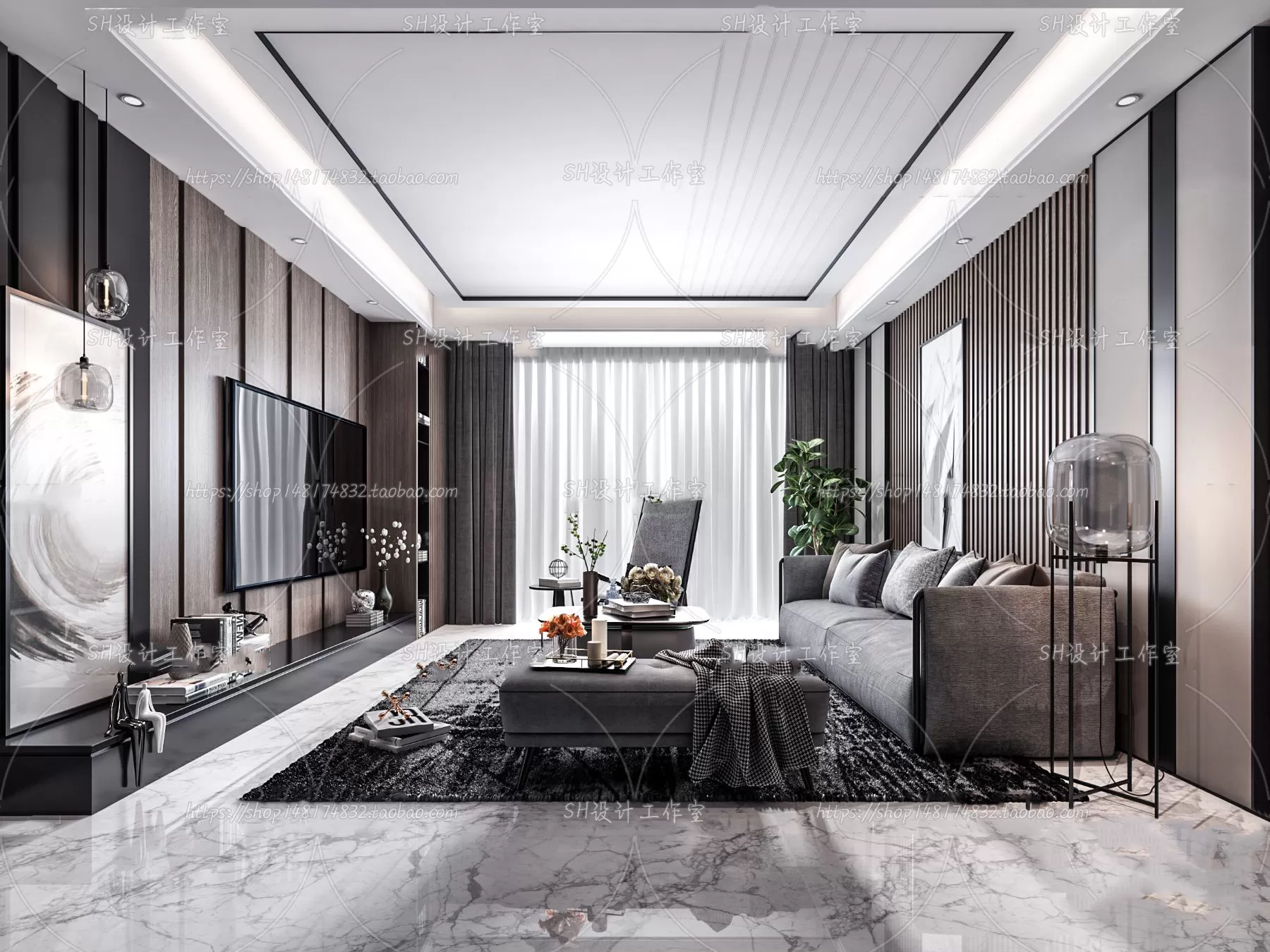 LIVING ROOM 3D SCENES – VRAY RENDER – 263 LIVING ROOM 3D SCENES – VRAY RENDER – 263
