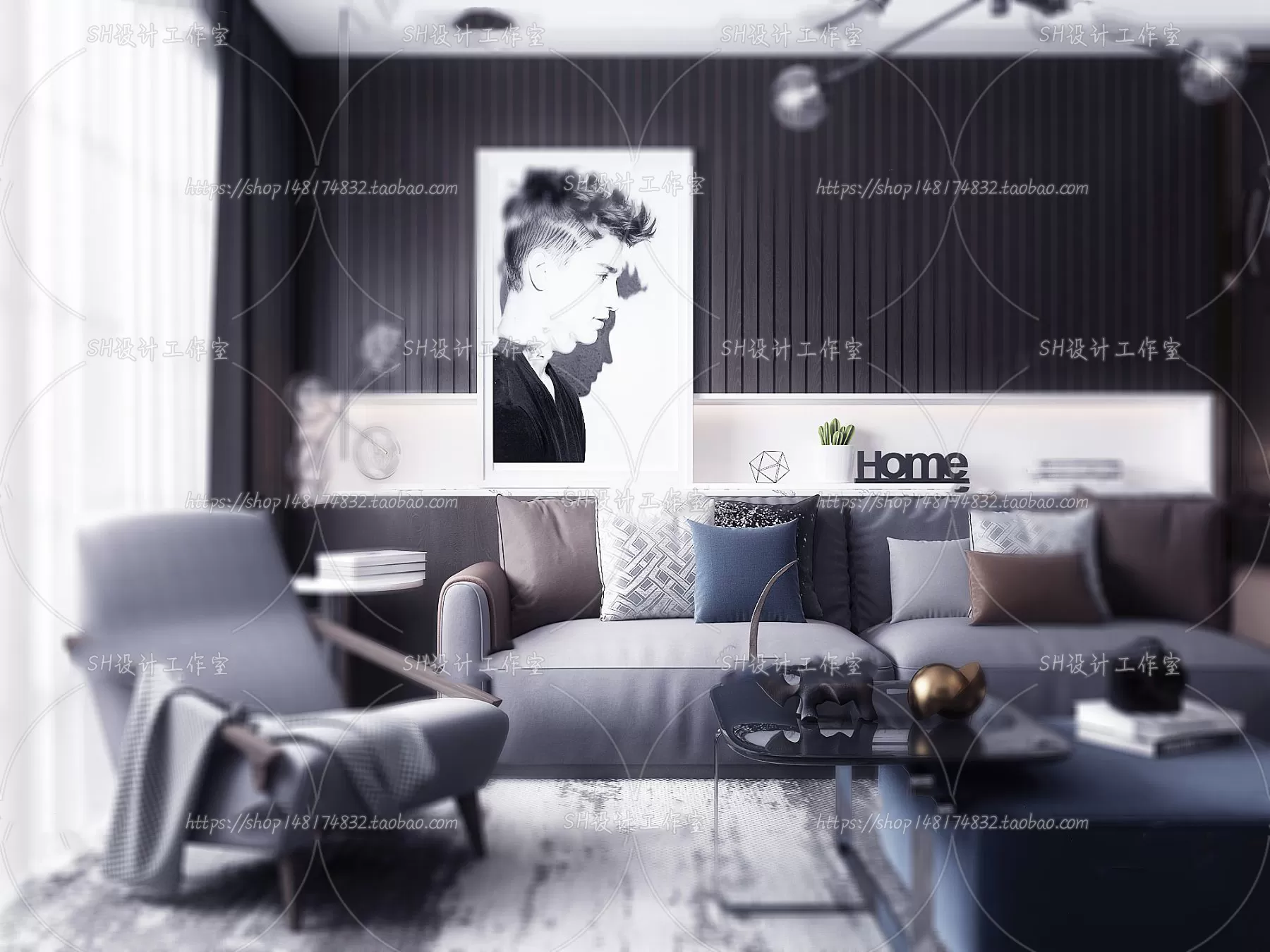 LIVING ROOM 3D SCENES – VRAY RENDER – 275 LIVING ROOM 3D SCENES – VRAY RENDER – 275