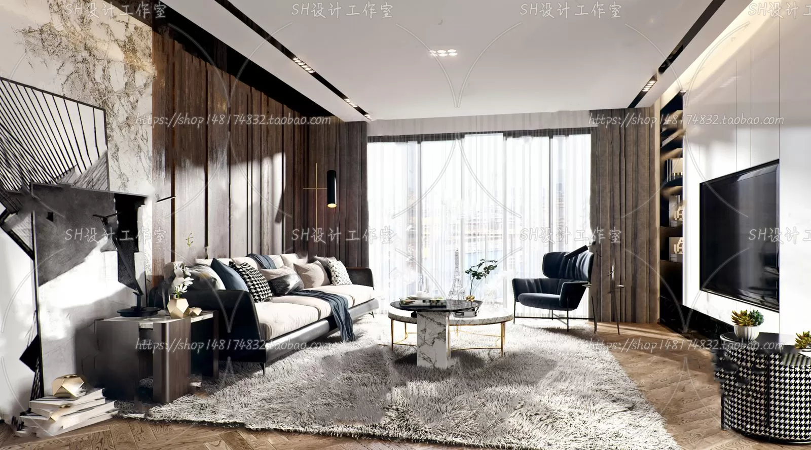 LIVING ROOM 3D SCENES – VRAY RENDER – 281 LIVING ROOM 3D SCENES – VRAY RENDER – 281