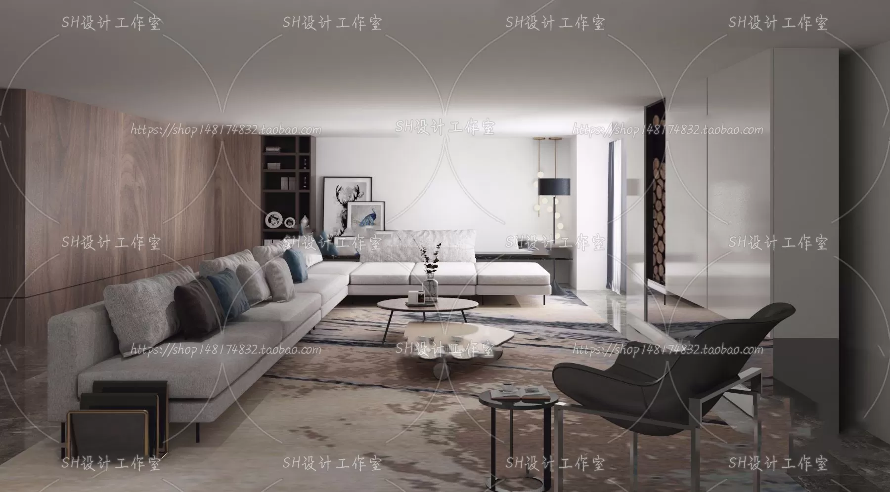 LIVING ROOM 3D SCENES – VRAY RENDER – 308 LIVING ROOM 3D SCENES – VRAY RENDER – 308