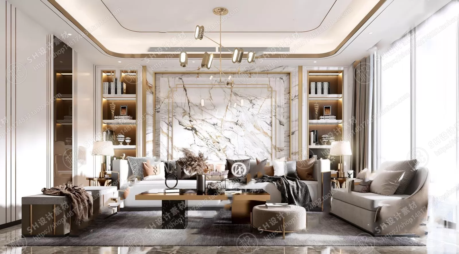 LIVING ROOM 3D SCENES – VRAY RENDER – 312 LIVING ROOM 3D SCENES – VRAY RENDER – 312