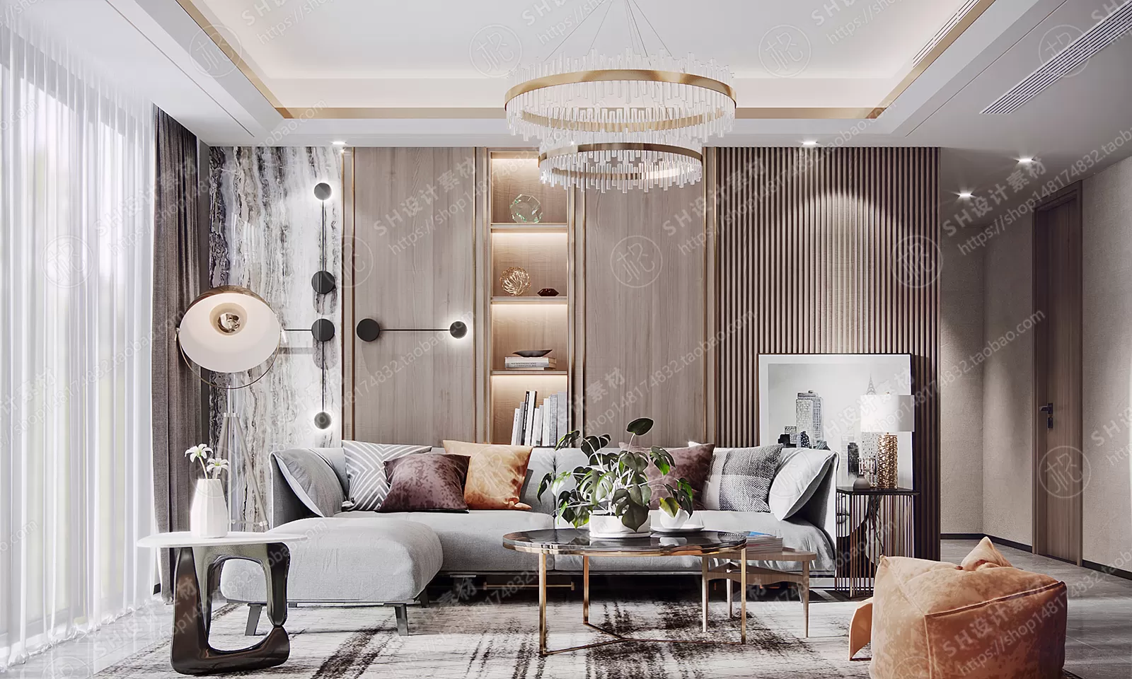 LIVING ROOM 3D SCENES – VRAY RENDER – 320 LIVING ROOM 3D SCENES – VRAY RENDER – 320