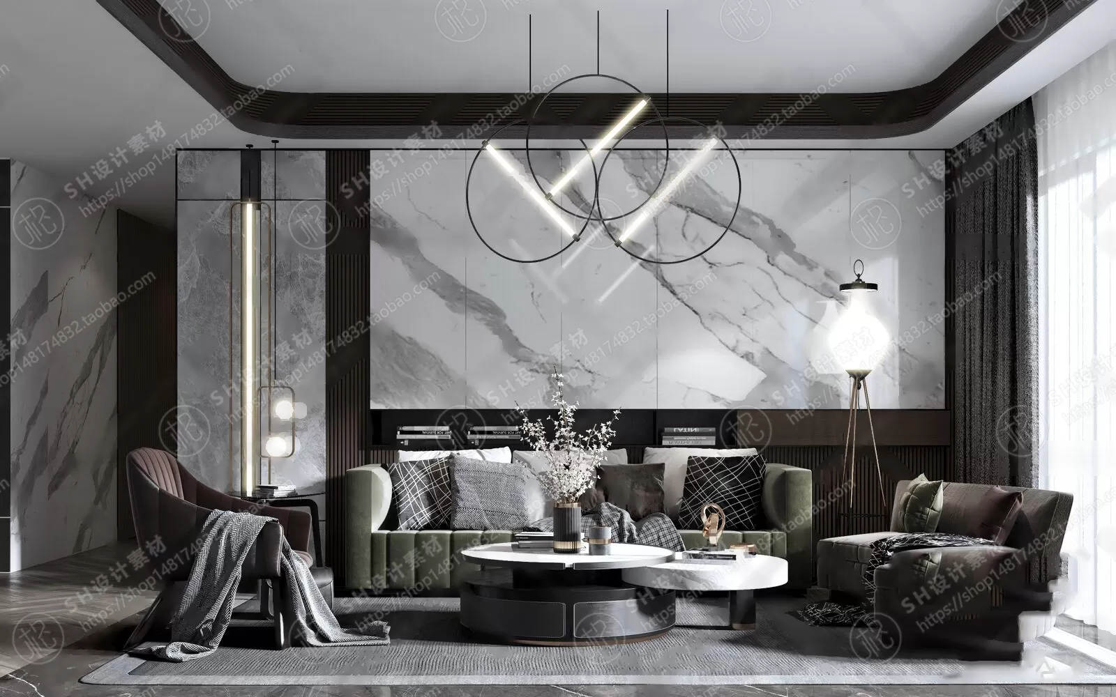 LIVING ROOM 3D SCENES – VRAY RENDER – 333 LIVING ROOM 3D SCENES – VRAY RENDER – 333