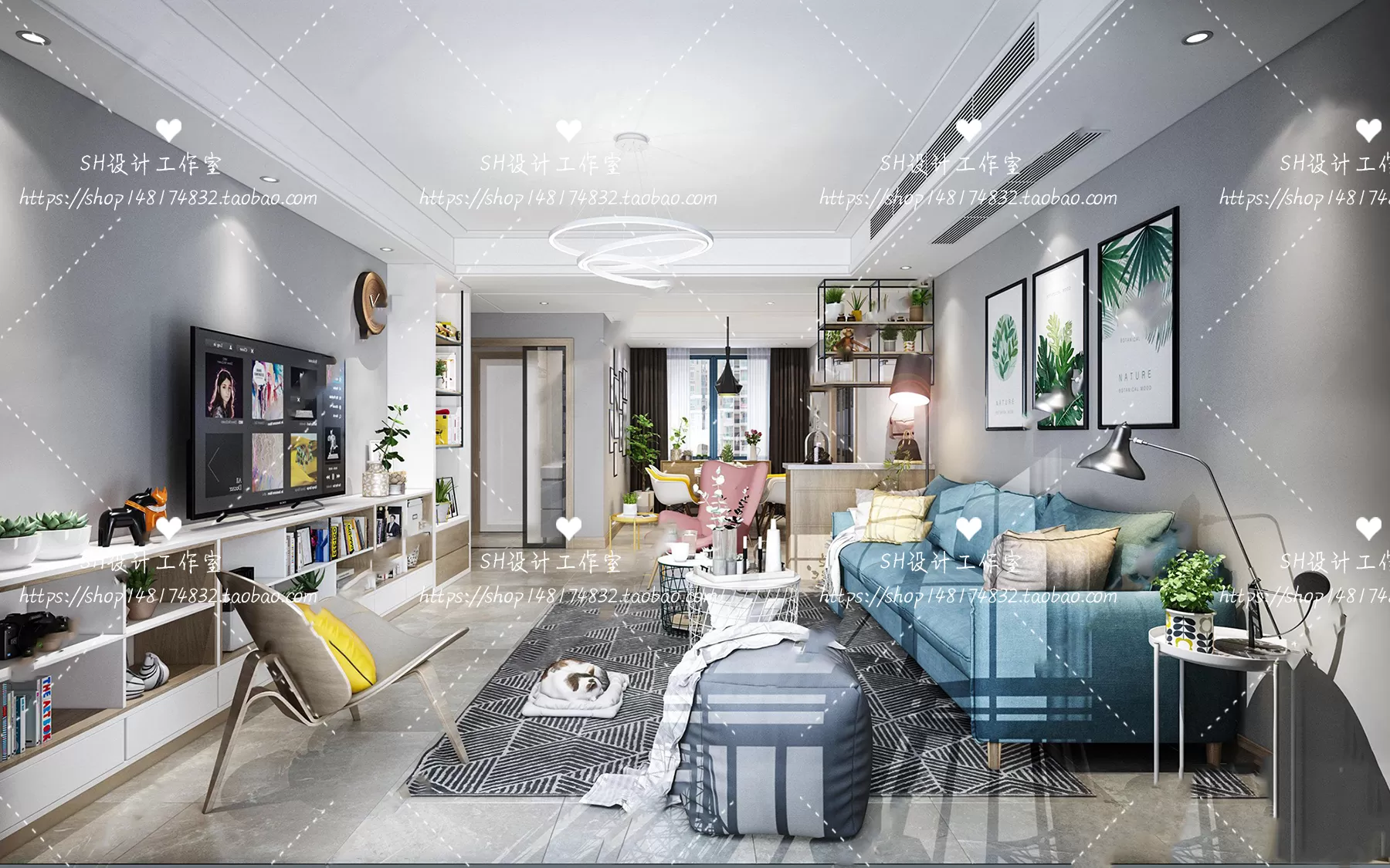 LIVING ROOM 3D SCENES – VRAY RENDER – 344 LIVING ROOM 3D SCENES – VRAY RENDER – 344