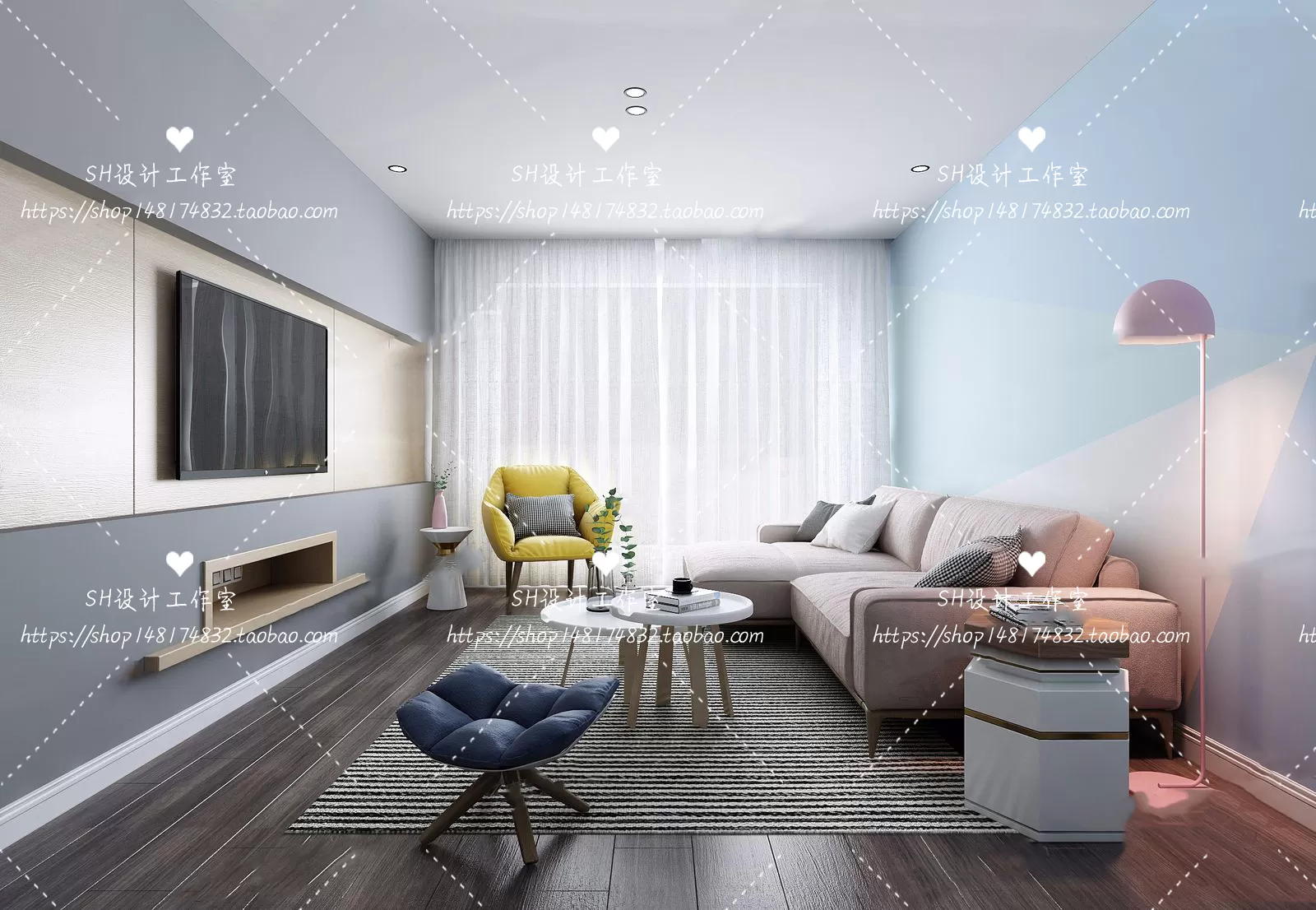 LIVING ROOM 3D SCENES – VRAY RENDER – 358 LIVING ROOM 3D SCENES – VRAY RENDER – 358