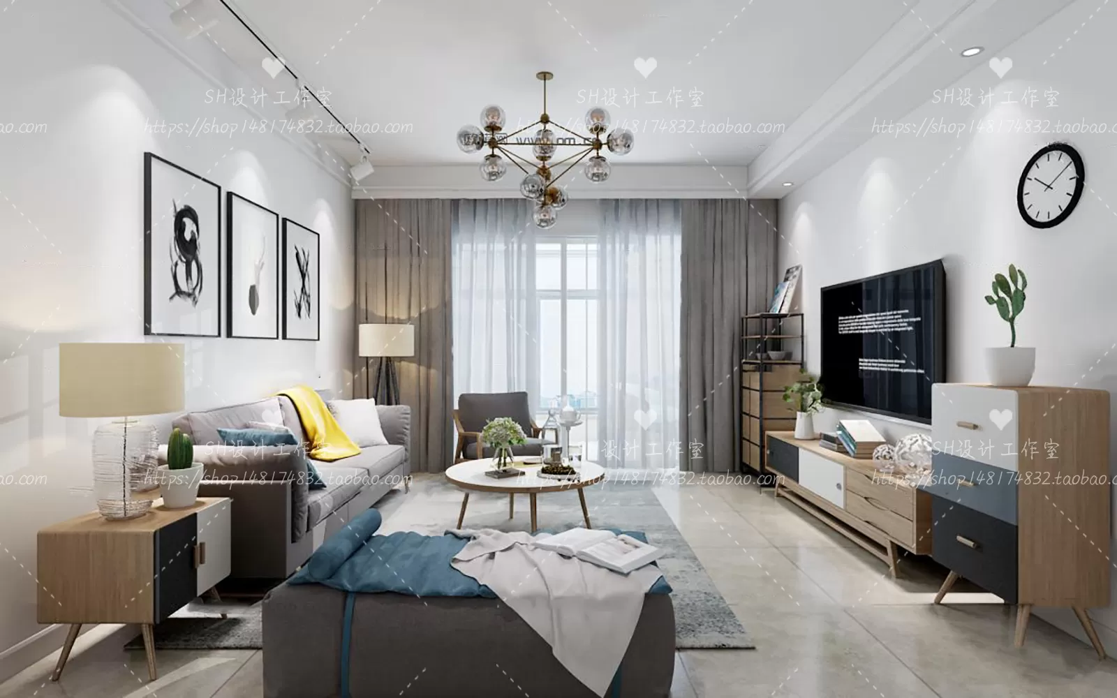 LIVING ROOM 3D SCENES – VRAY RENDER – 470 LIVING ROOM 3D SCENES – VRAY RENDER – 470