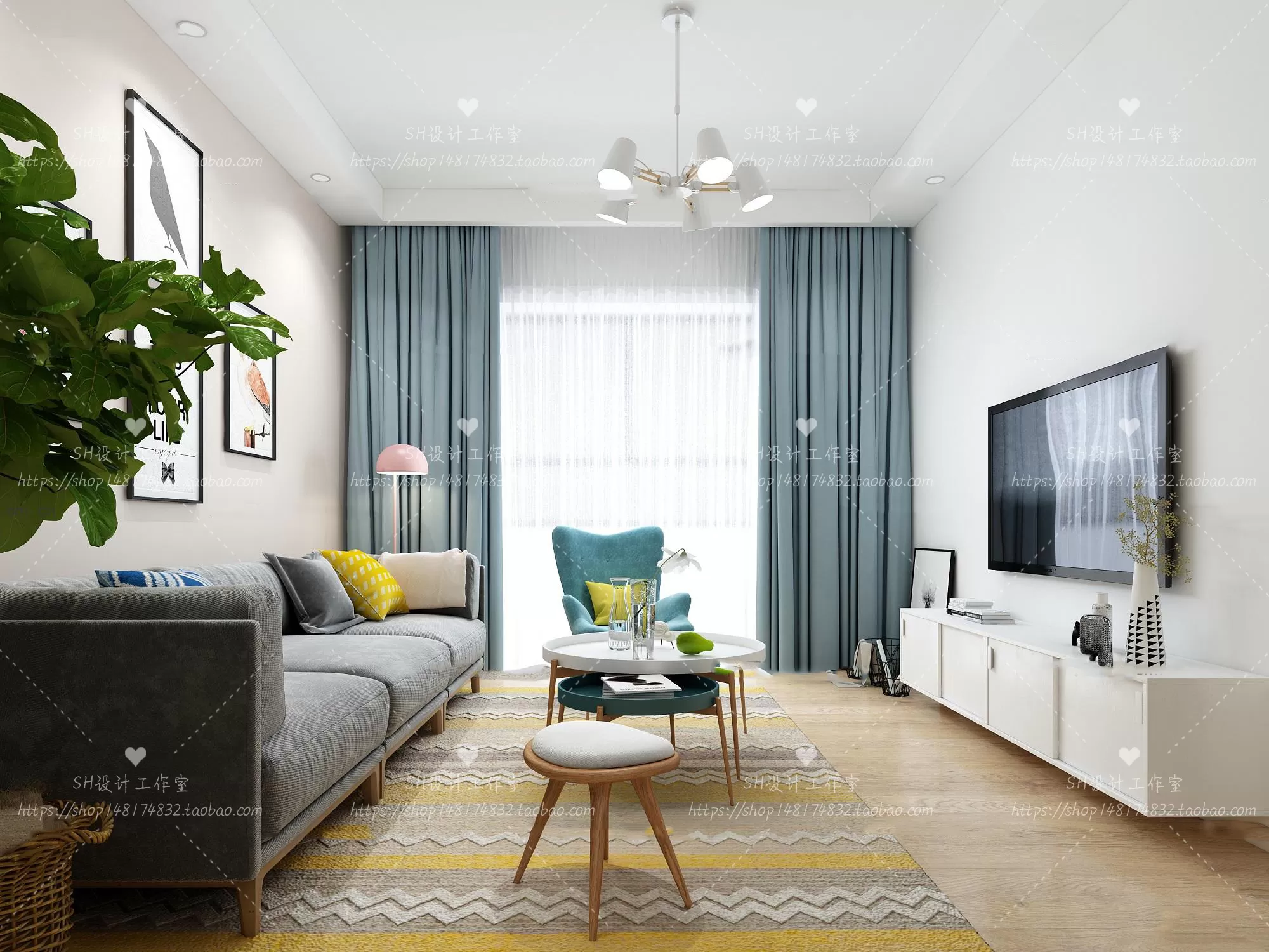 LIVING ROOM 3D SCENES – VRAY RENDER – 498 LIVING ROOM 3D SCENES – VRAY RENDER – 498