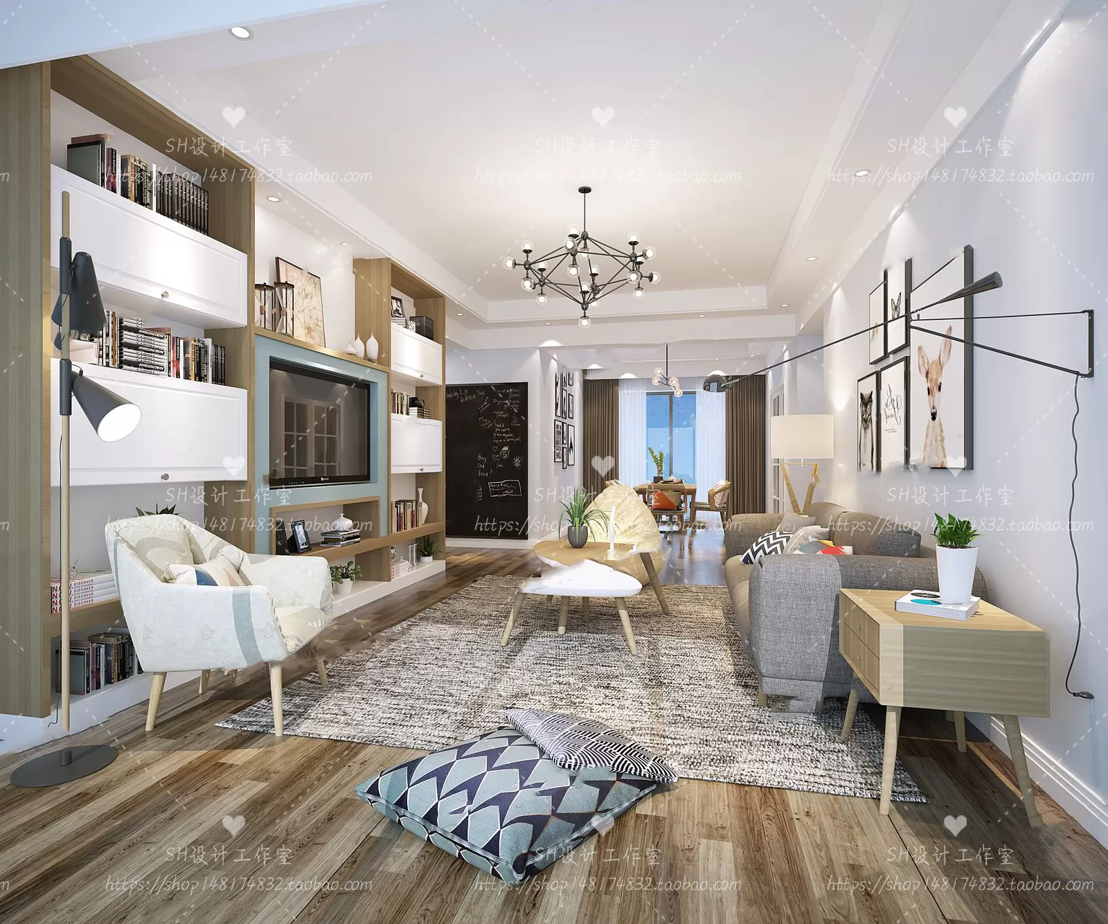 LIVING ROOM 3D SCENES – VRAY RENDER – 515 LIVING ROOM 3D SCENES – VRAY RENDER – 515