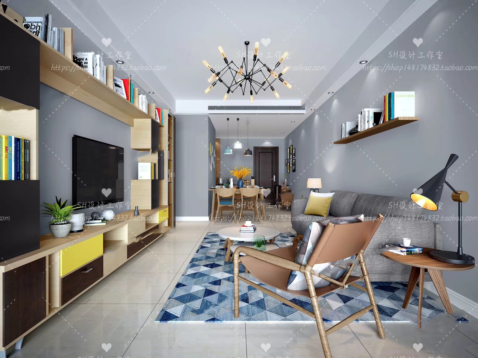 LIVING ROOM 3D SCENES – VRAY RENDER – 539 LIVING ROOM 3D SCENES – VRAY RENDER – 539