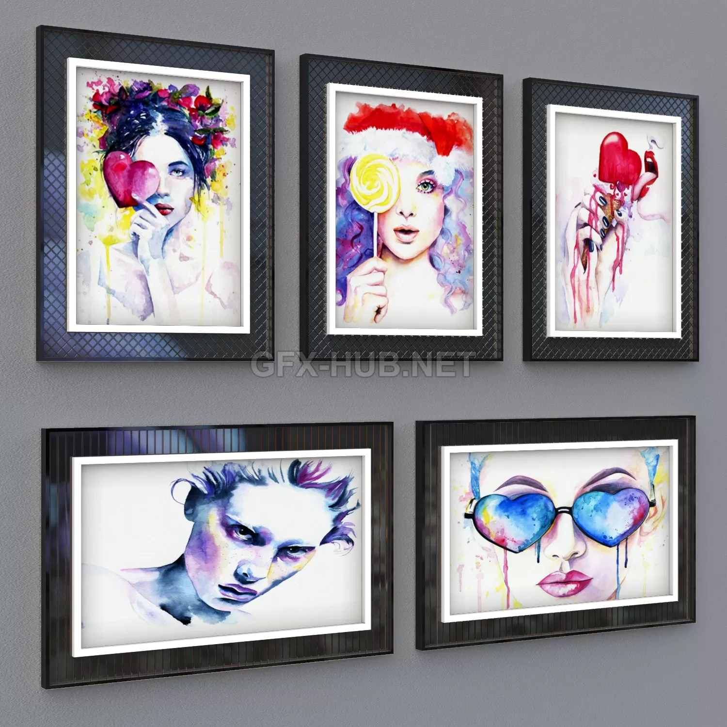 Akvarel modern pictures – 205429