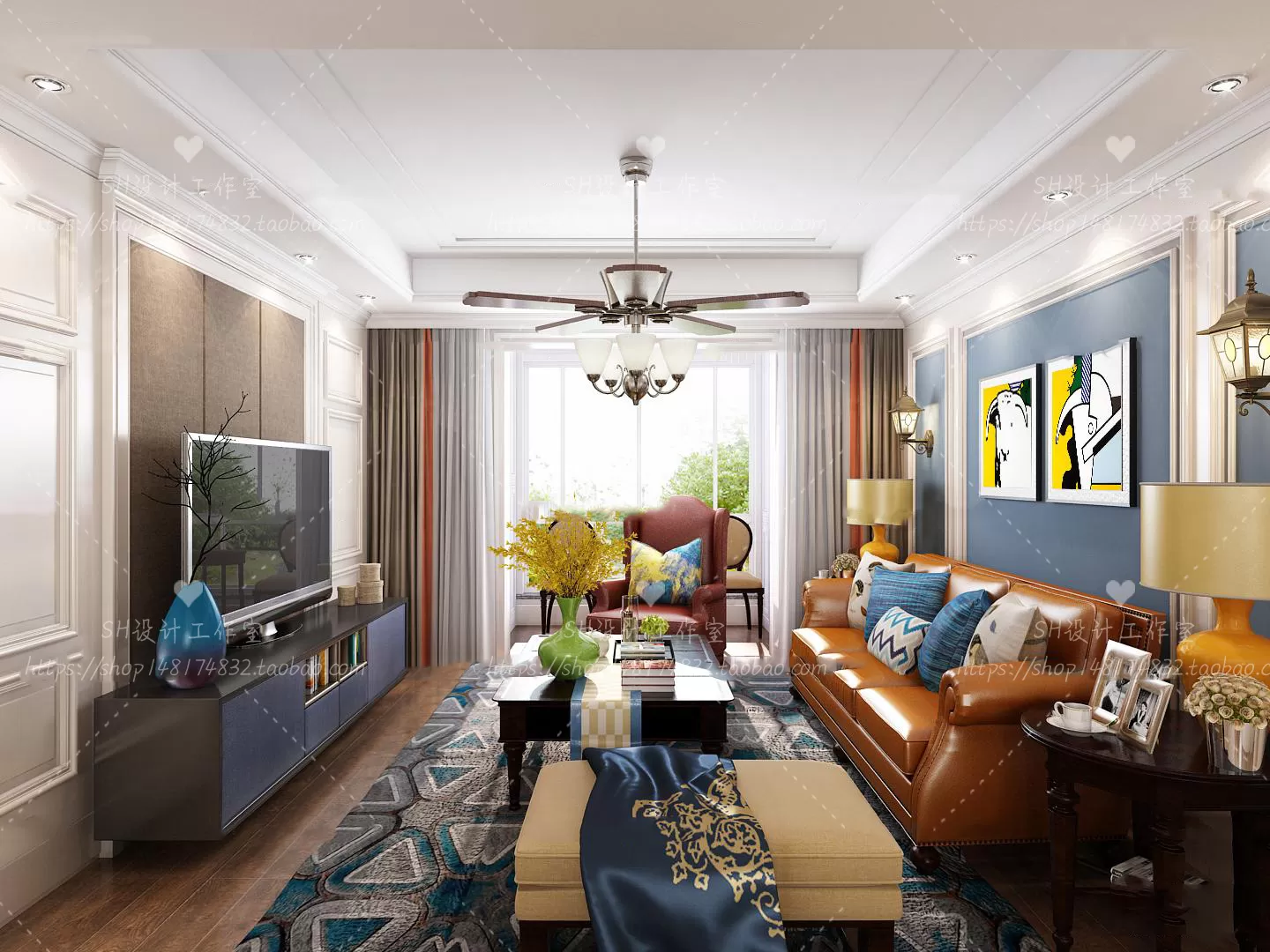 LIVING ROOM 3D SCENES – VRAY RENDER – 588 LIVING ROOM 3D SCENES – VRAY RENDER – 588